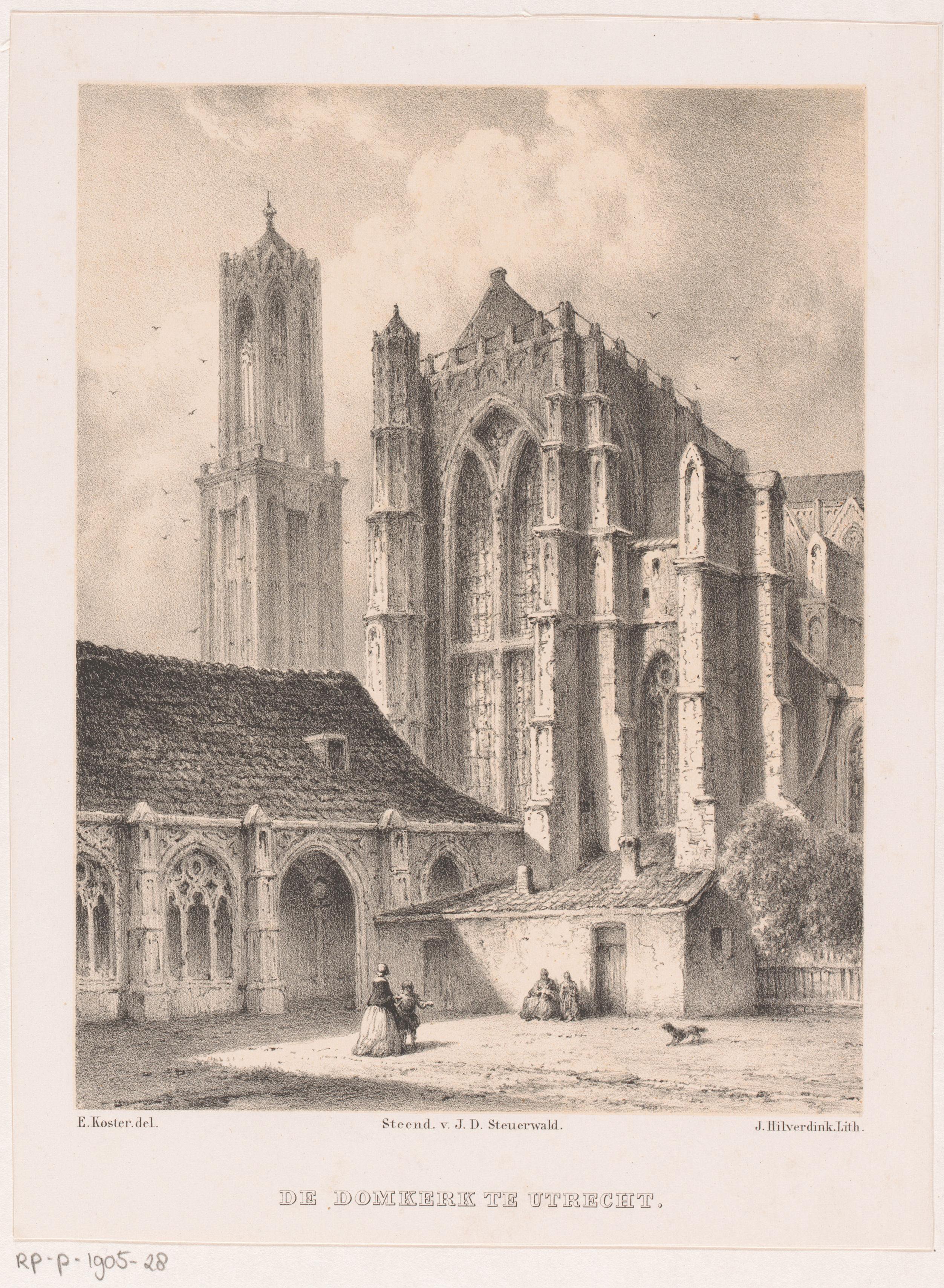 Domkerk en Domtoren in Utrecht