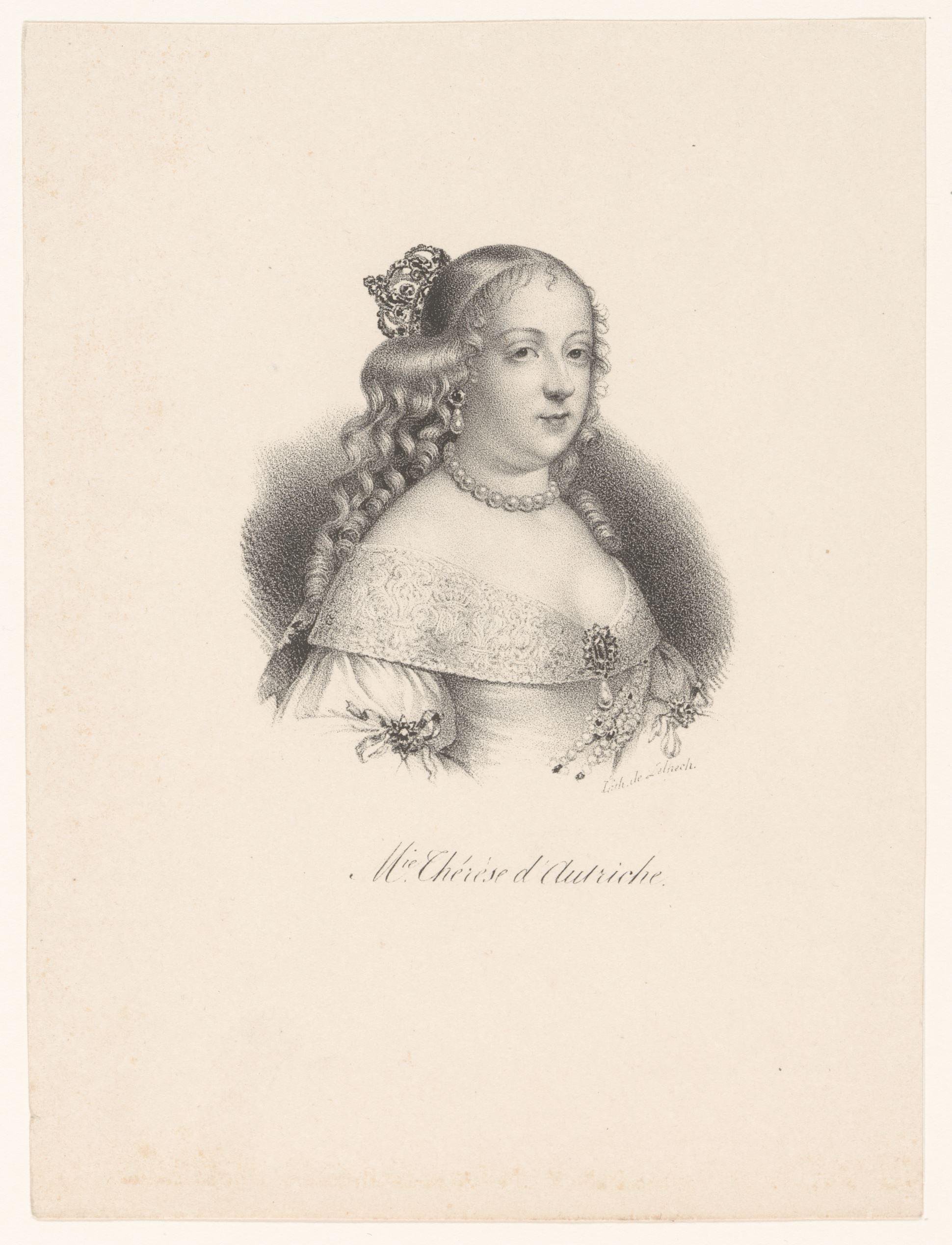 Portret van Maria Theresia van Oostenrijk