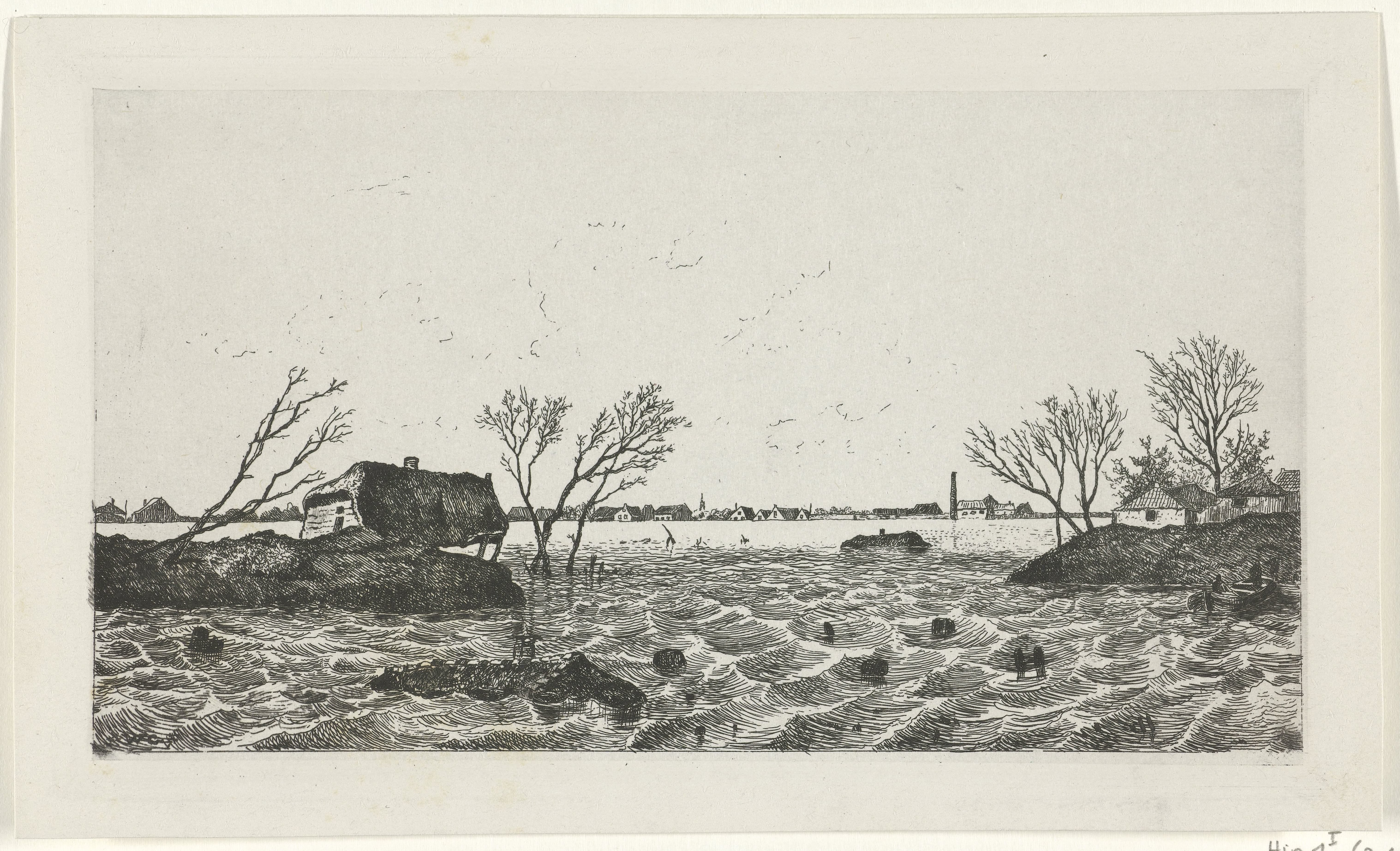 Dijkdoorbraak bij Dreumel, 1855