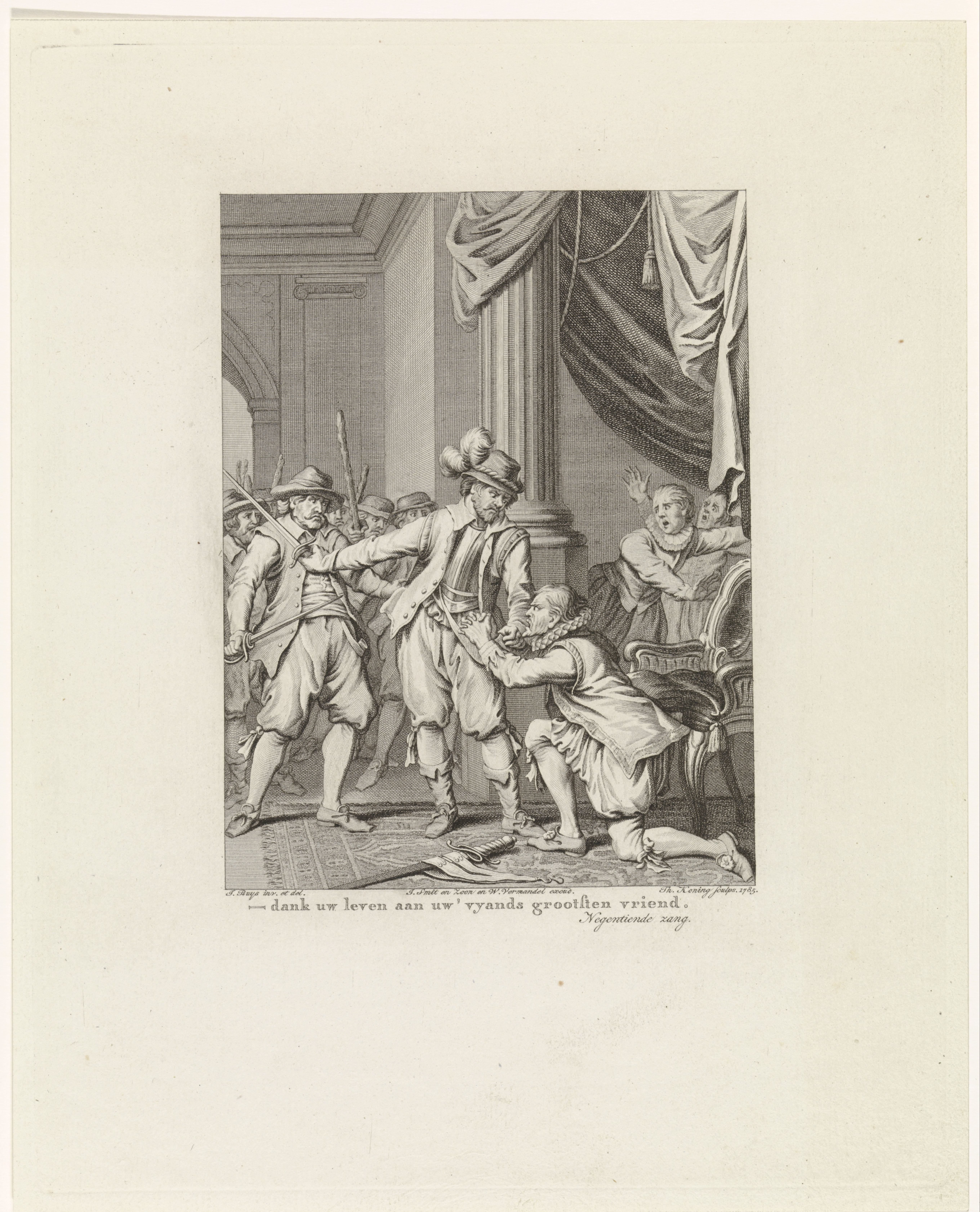 Burgemeester Aerschot beschermd door Ryhove, 1577