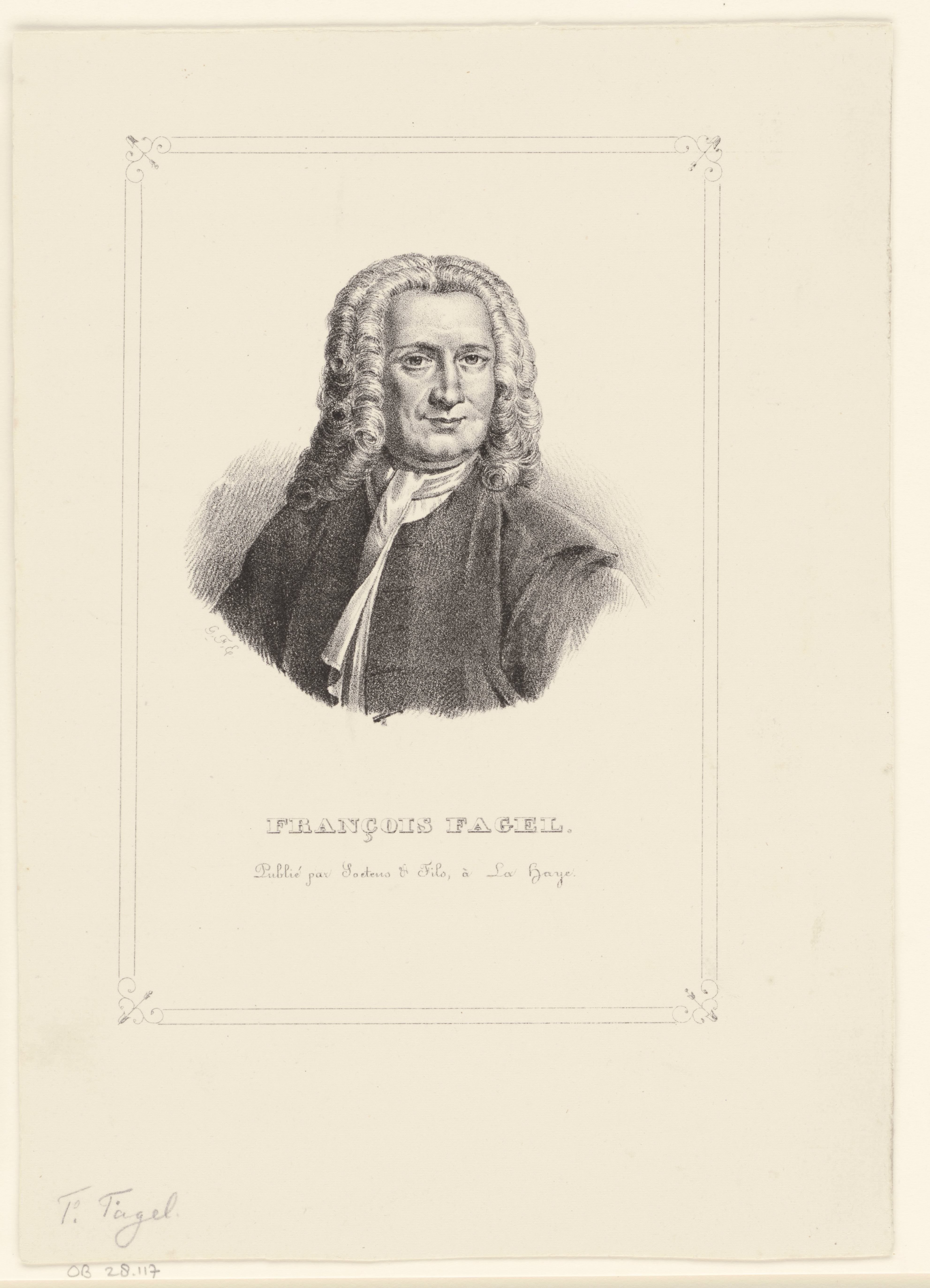 Portret van François Fagel