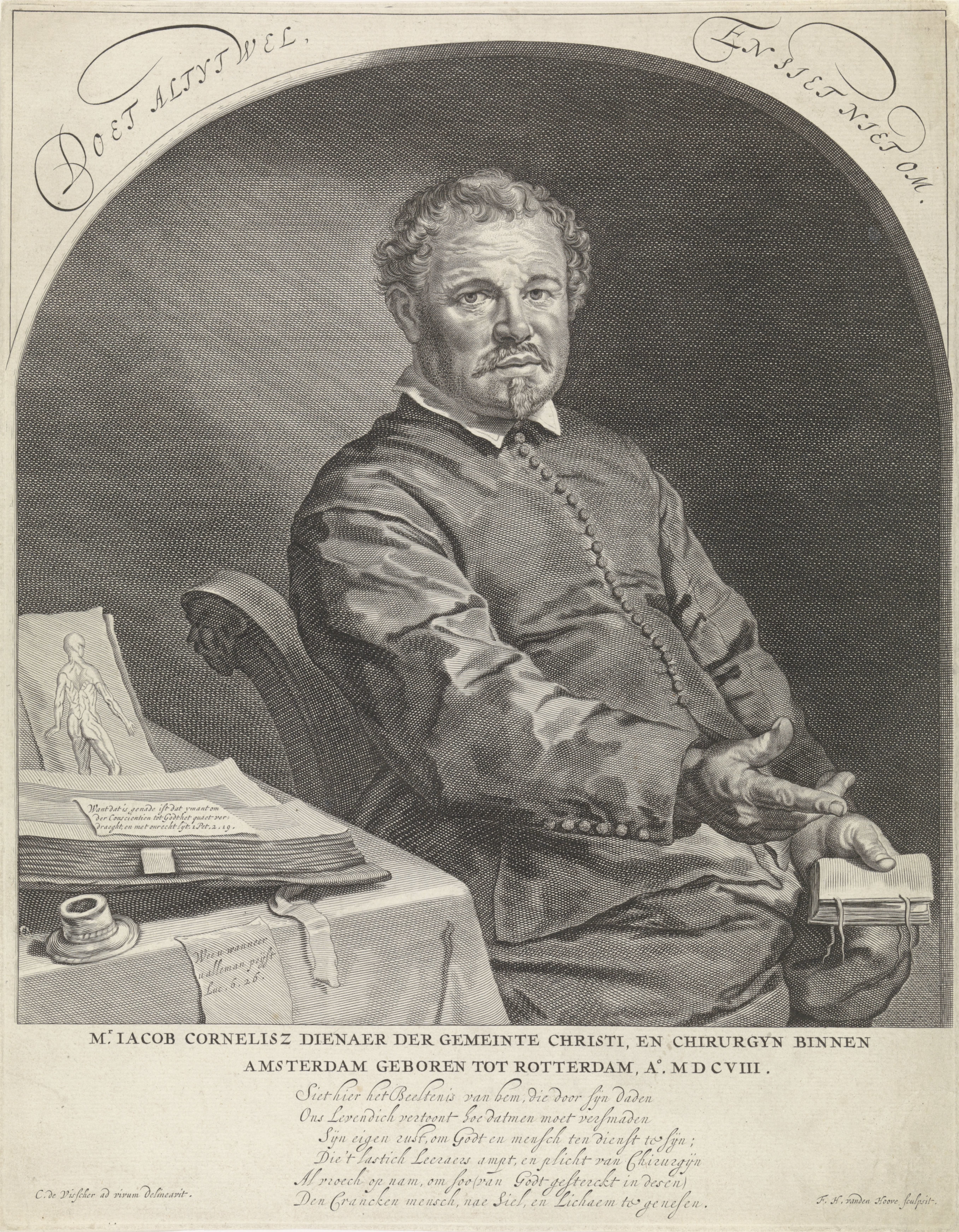 Portret van Jacob Cornelisz.