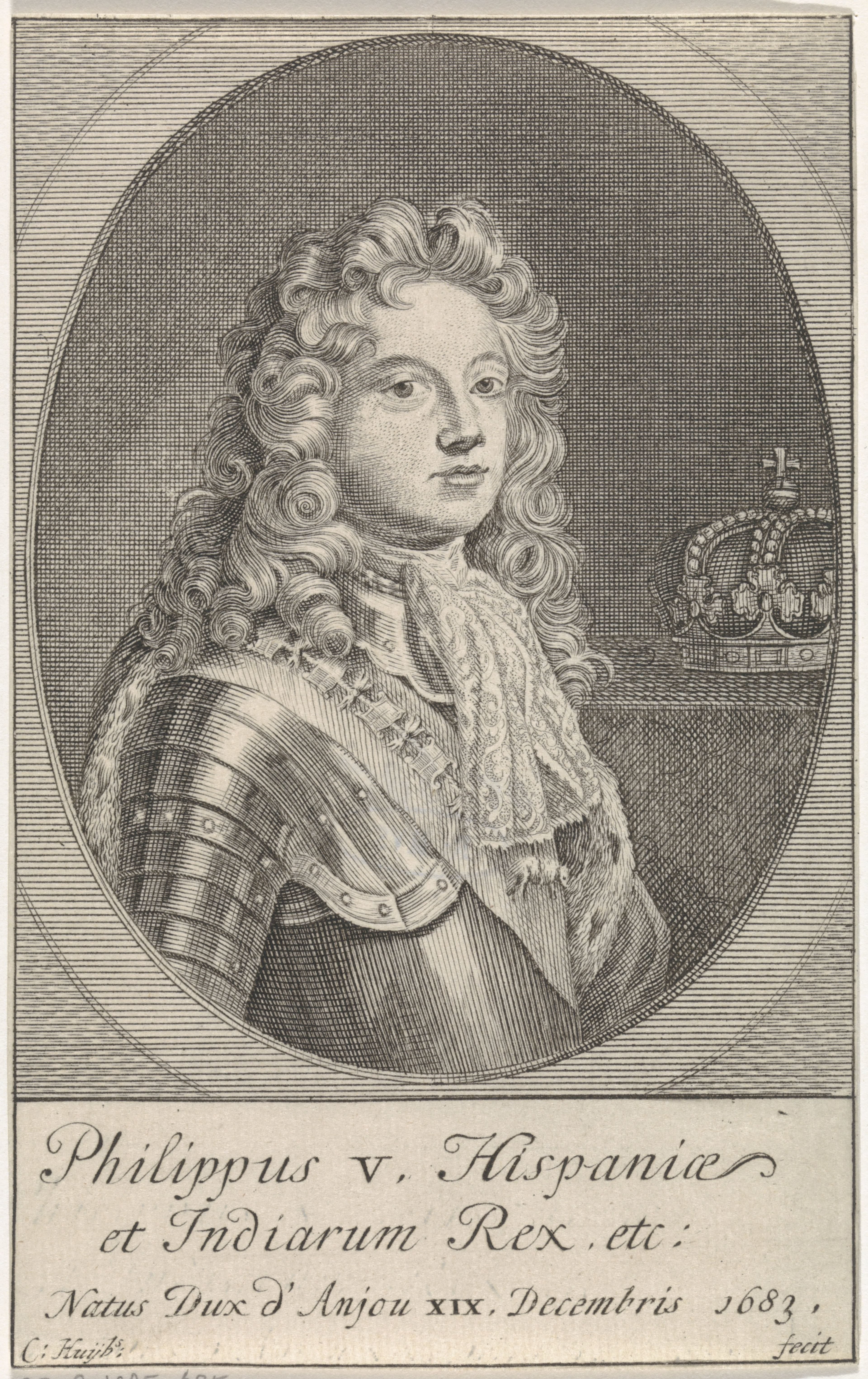 Portret van Filips V, koning van Spanje