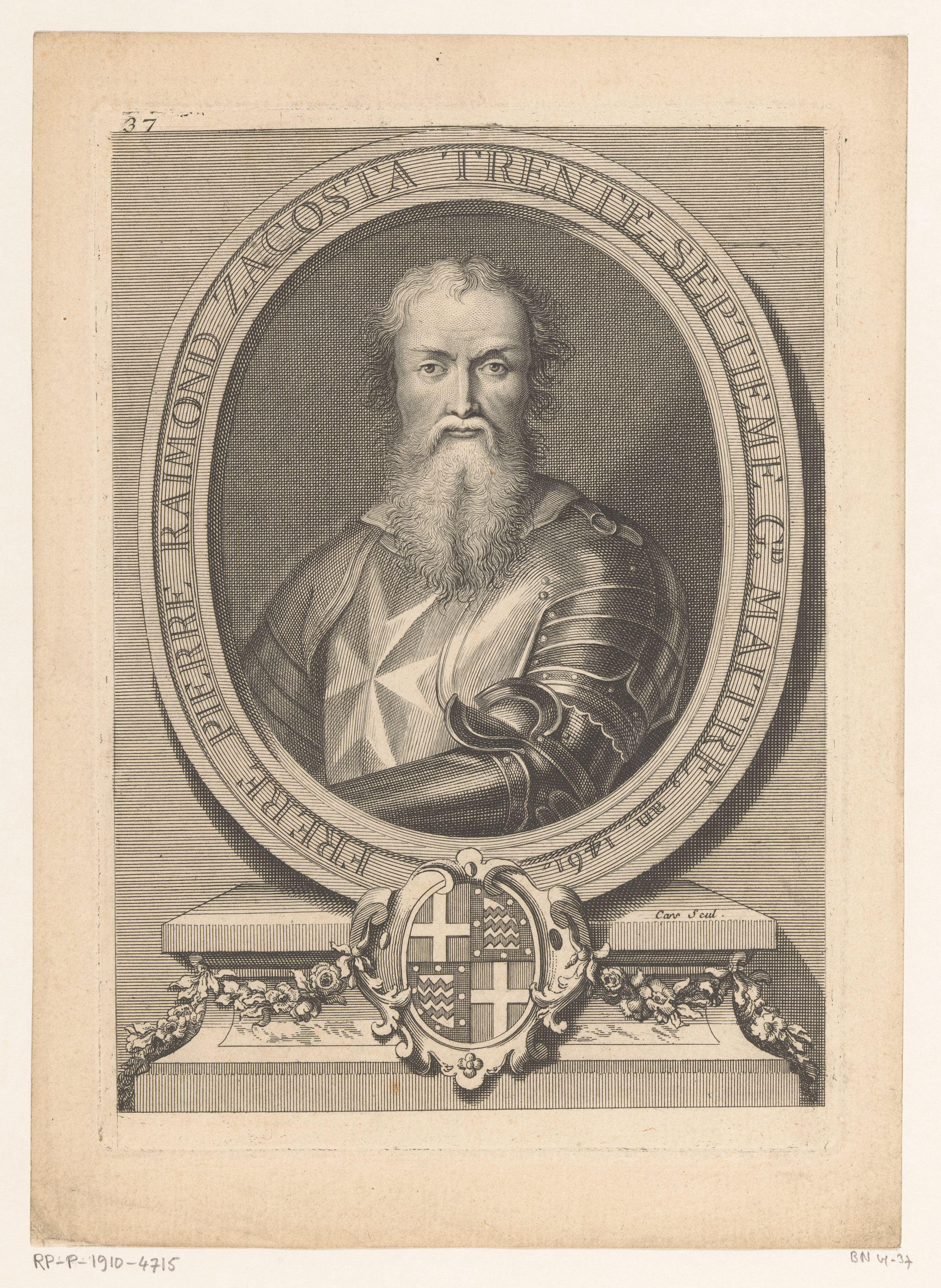 Portret van Piero Raimondo Zacosta