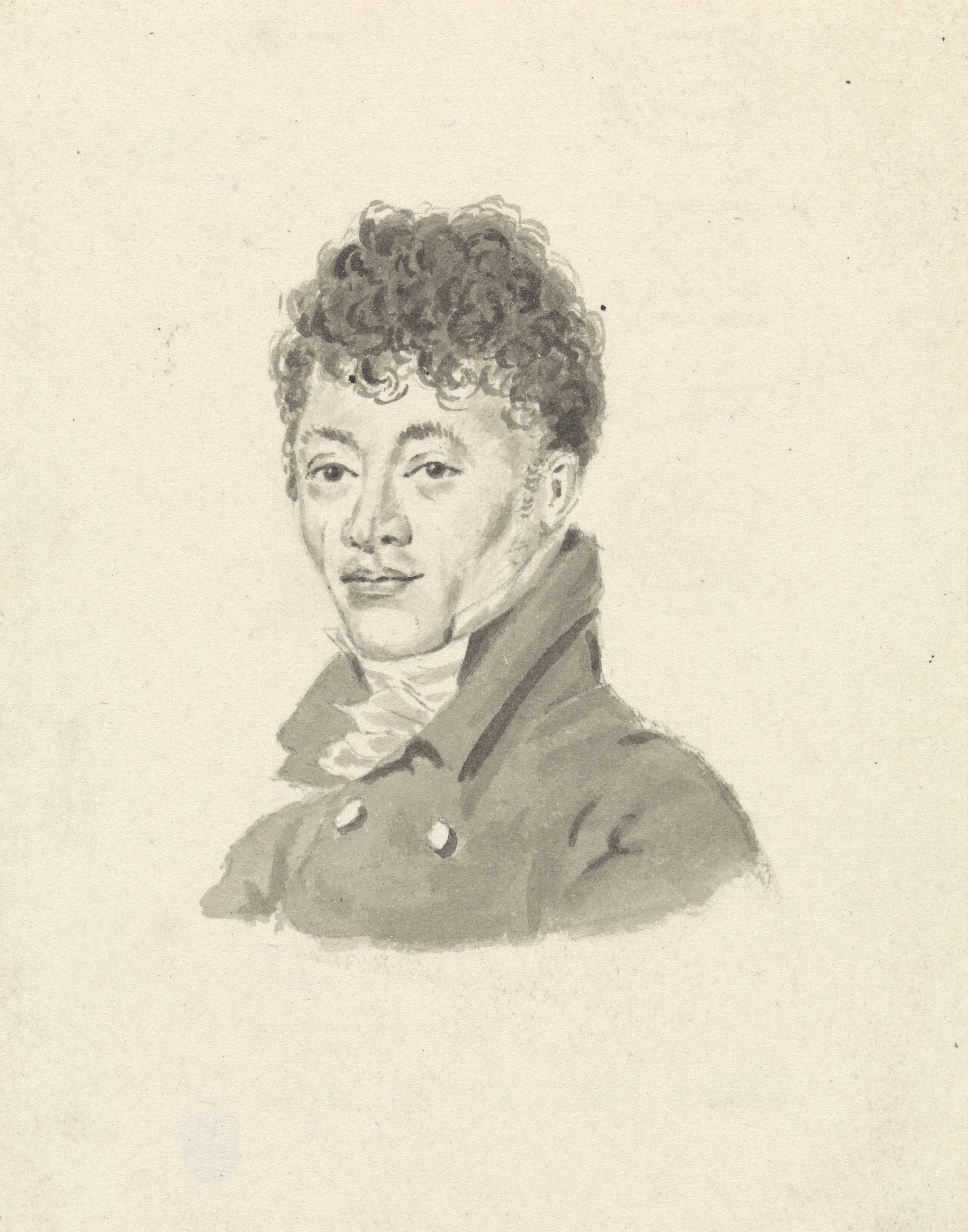 Portret van Albertus Jonas Brandt