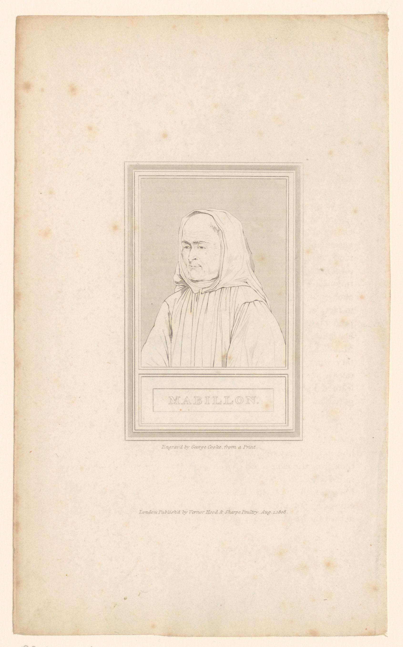 Portret van Jean Mabillon