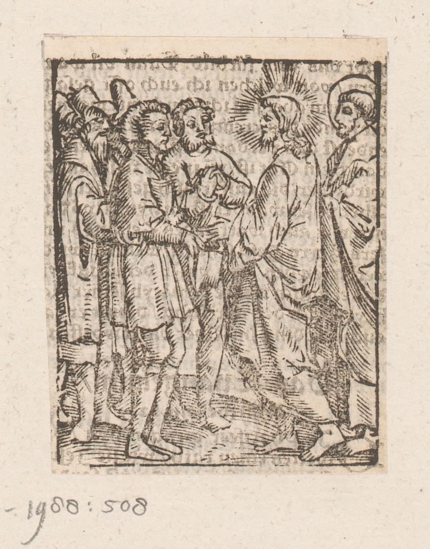 Christus spekend met de Joden