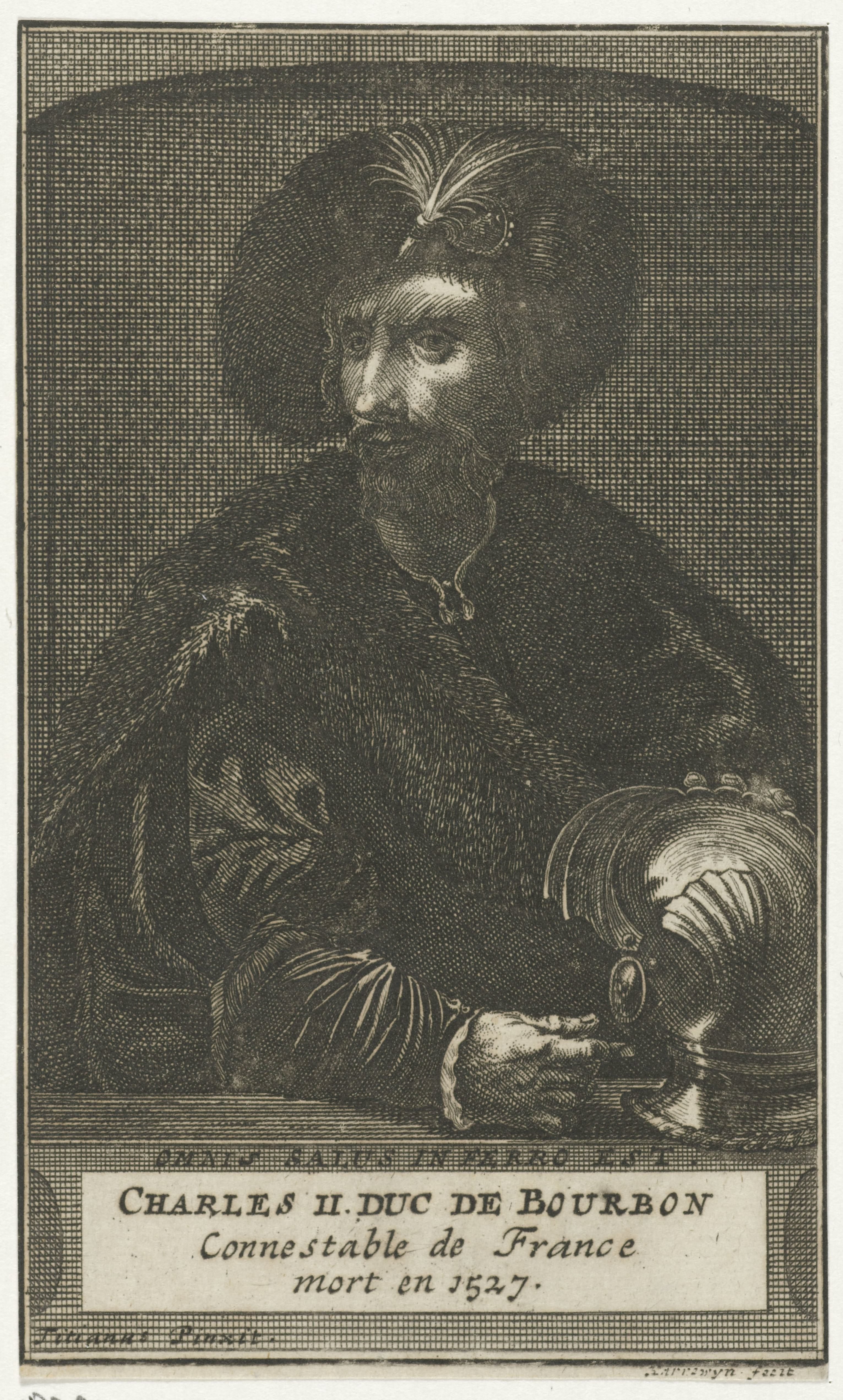 Portret van Karel III, hertog van Bourbon