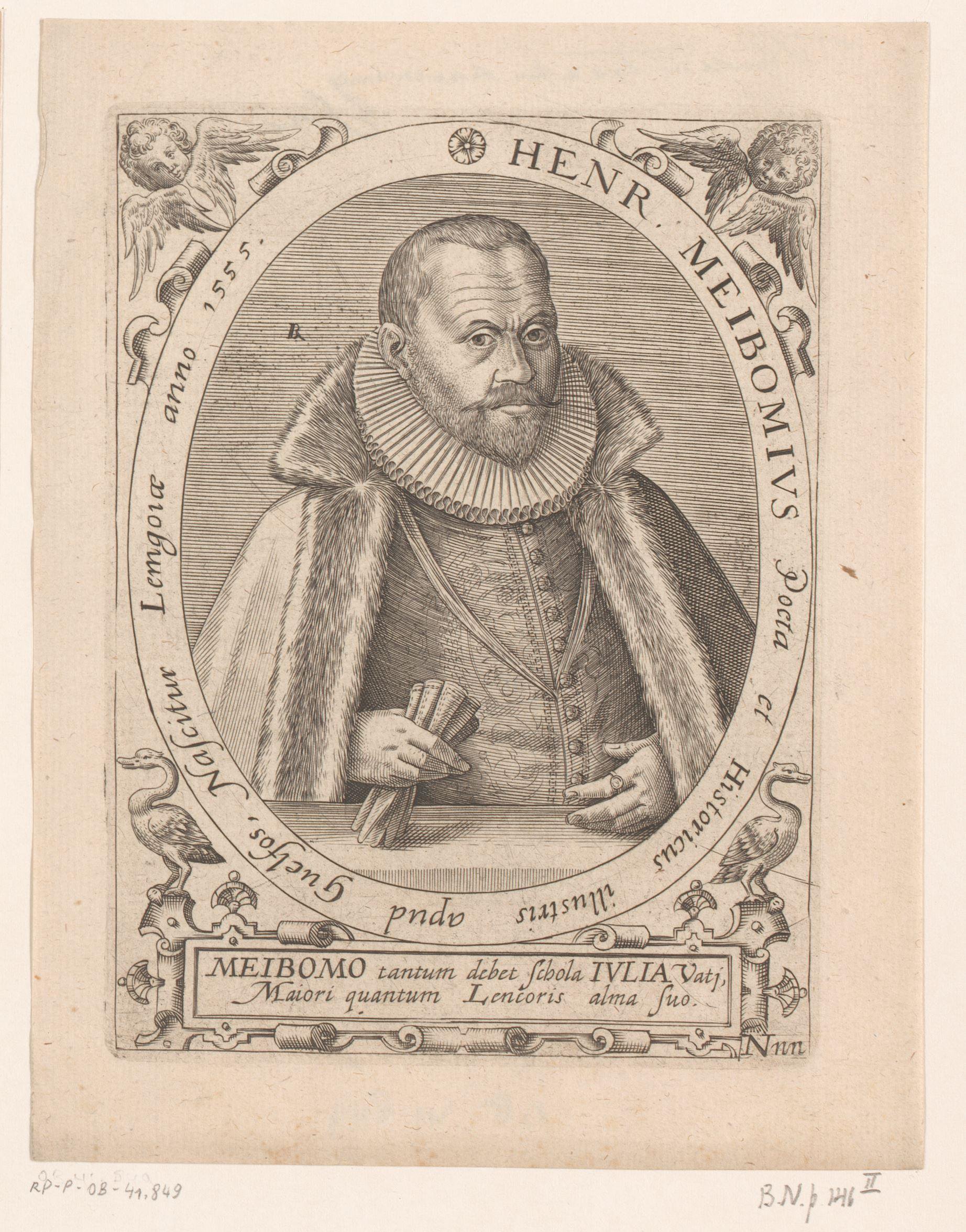 Portret van Heinrich Meibom
