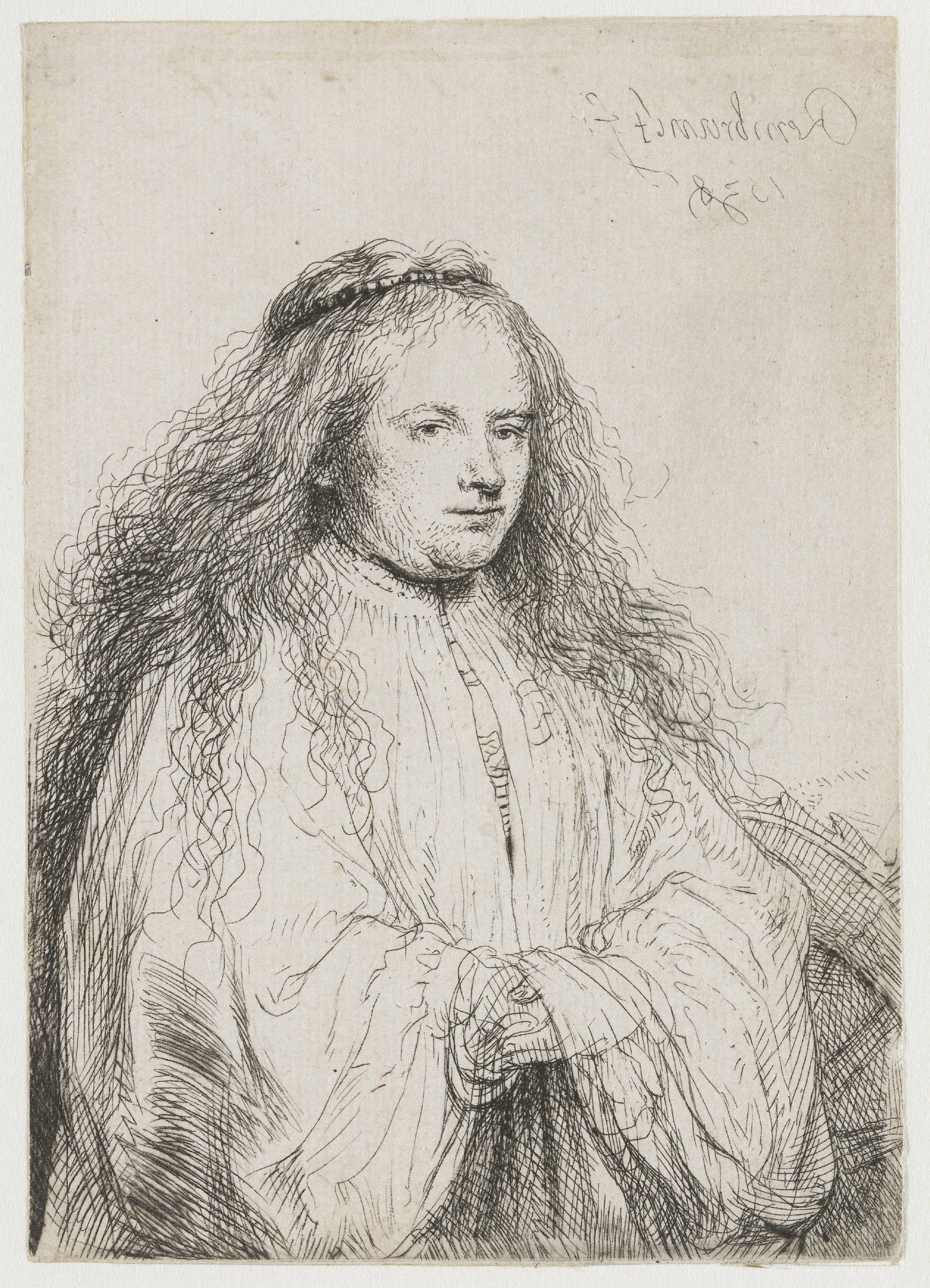 Saskia als Catharina van Alexandrië
