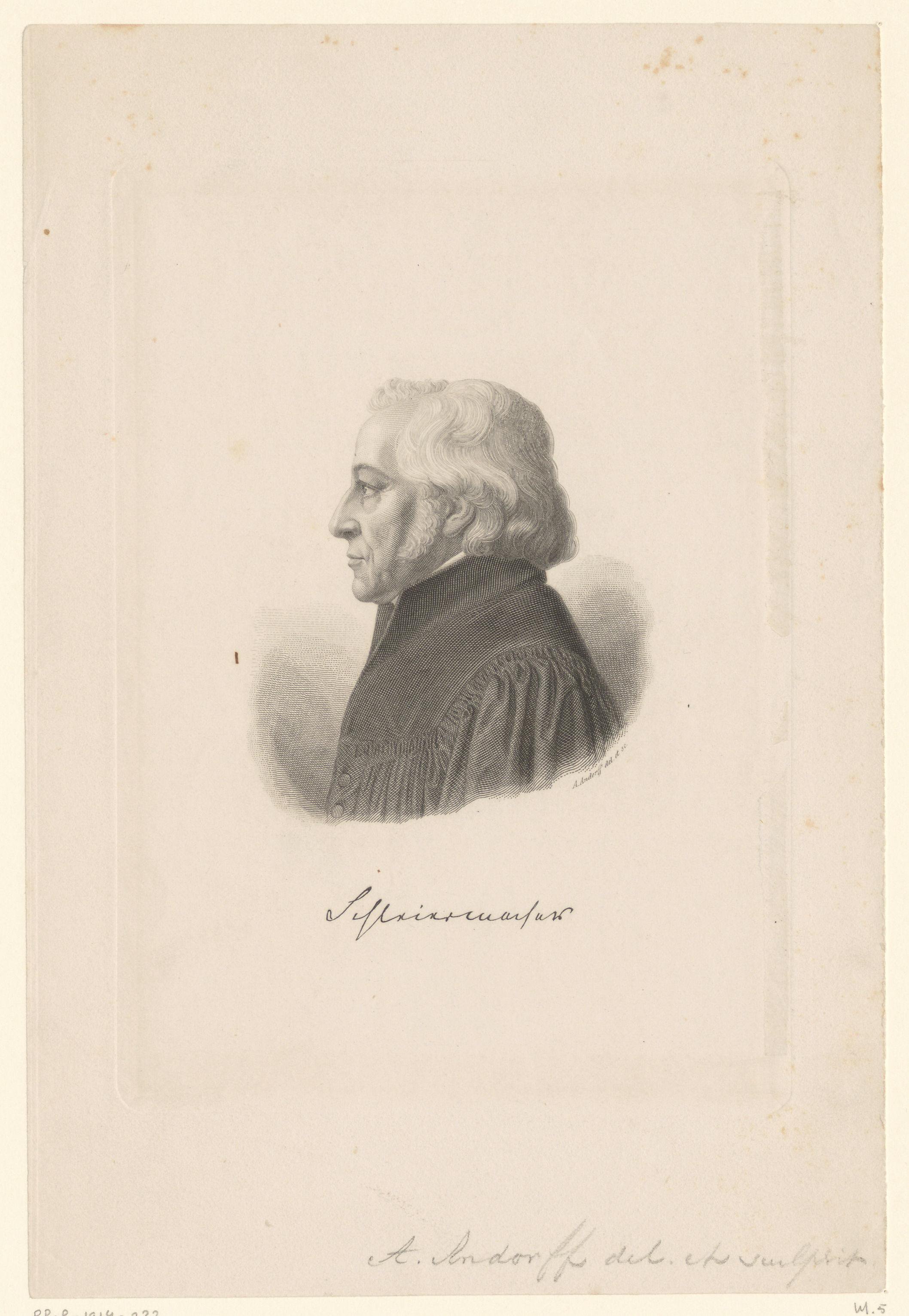 Portret van Friedrich Schleiermacher