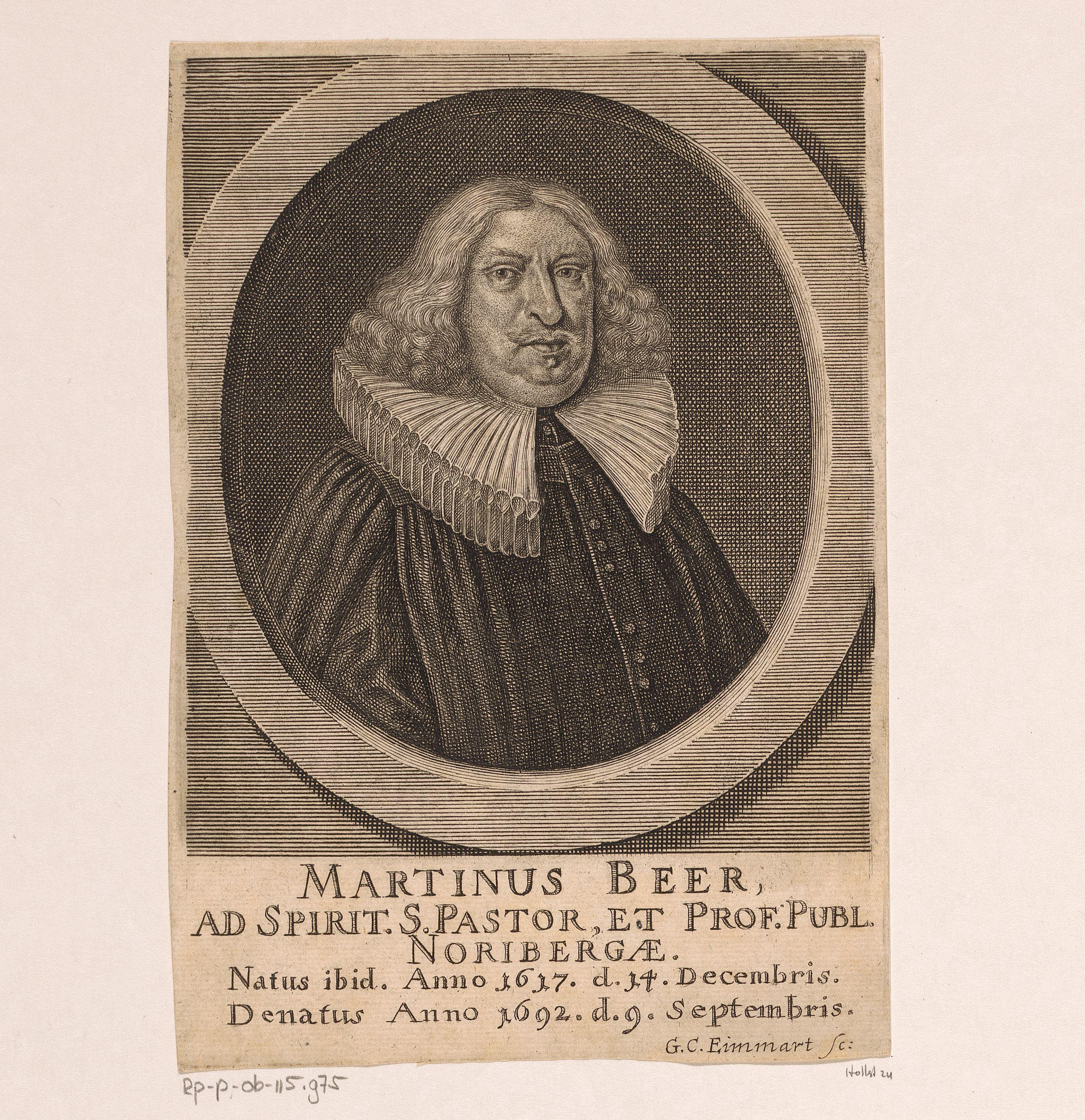 Portret van Martin Beer