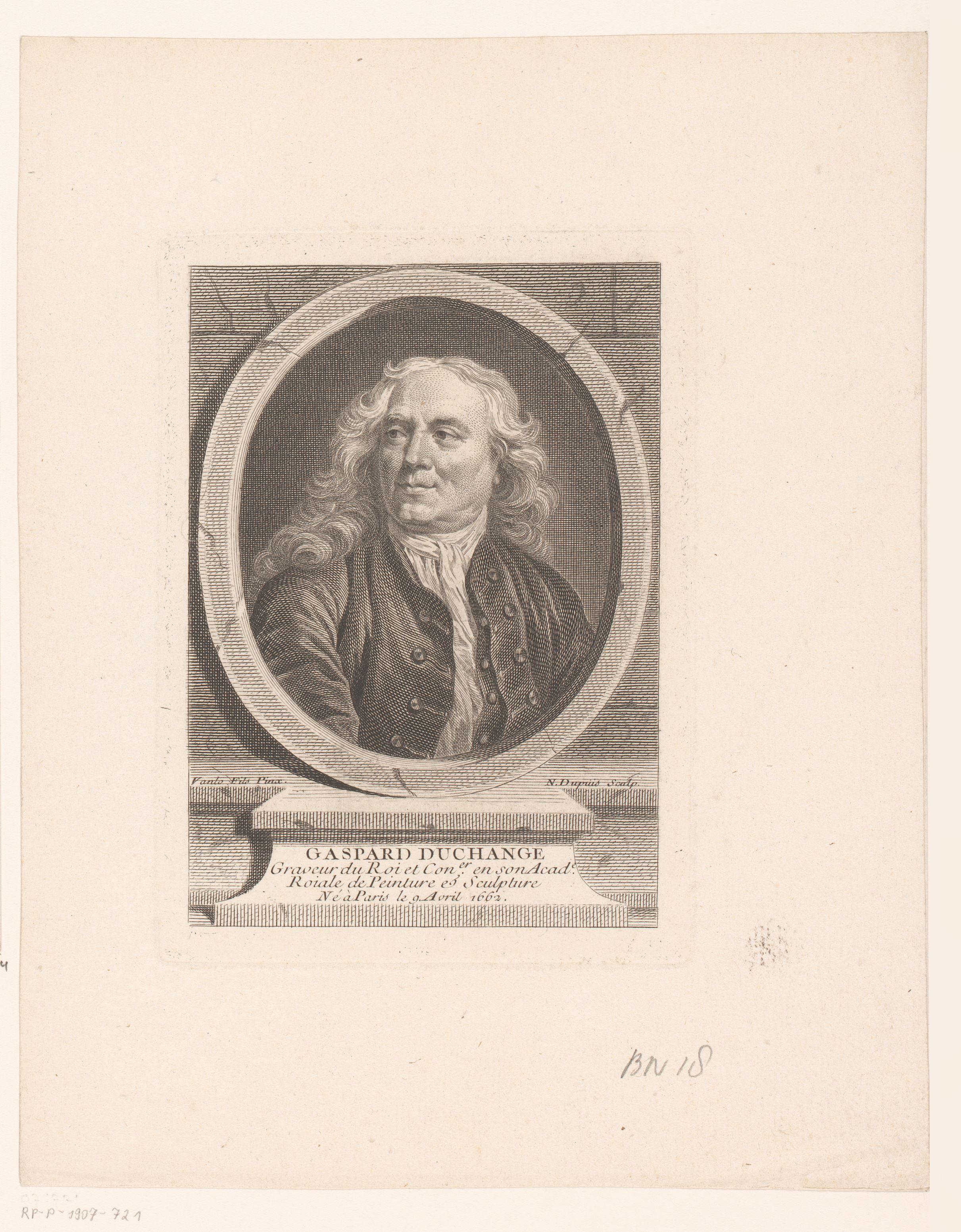 Portret van Gaspard Duchange