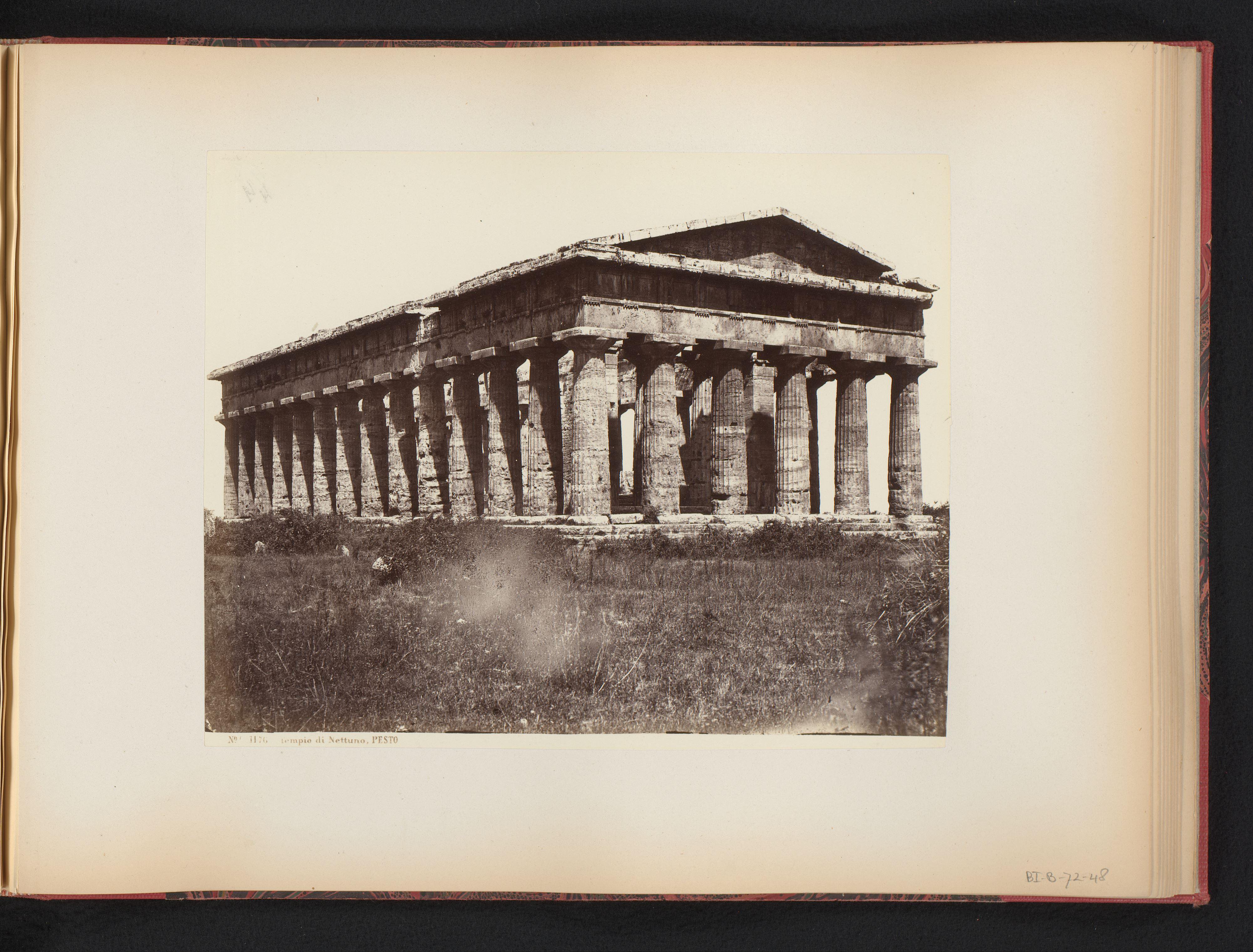 Tempel van Neptunus te Paestum, Italië