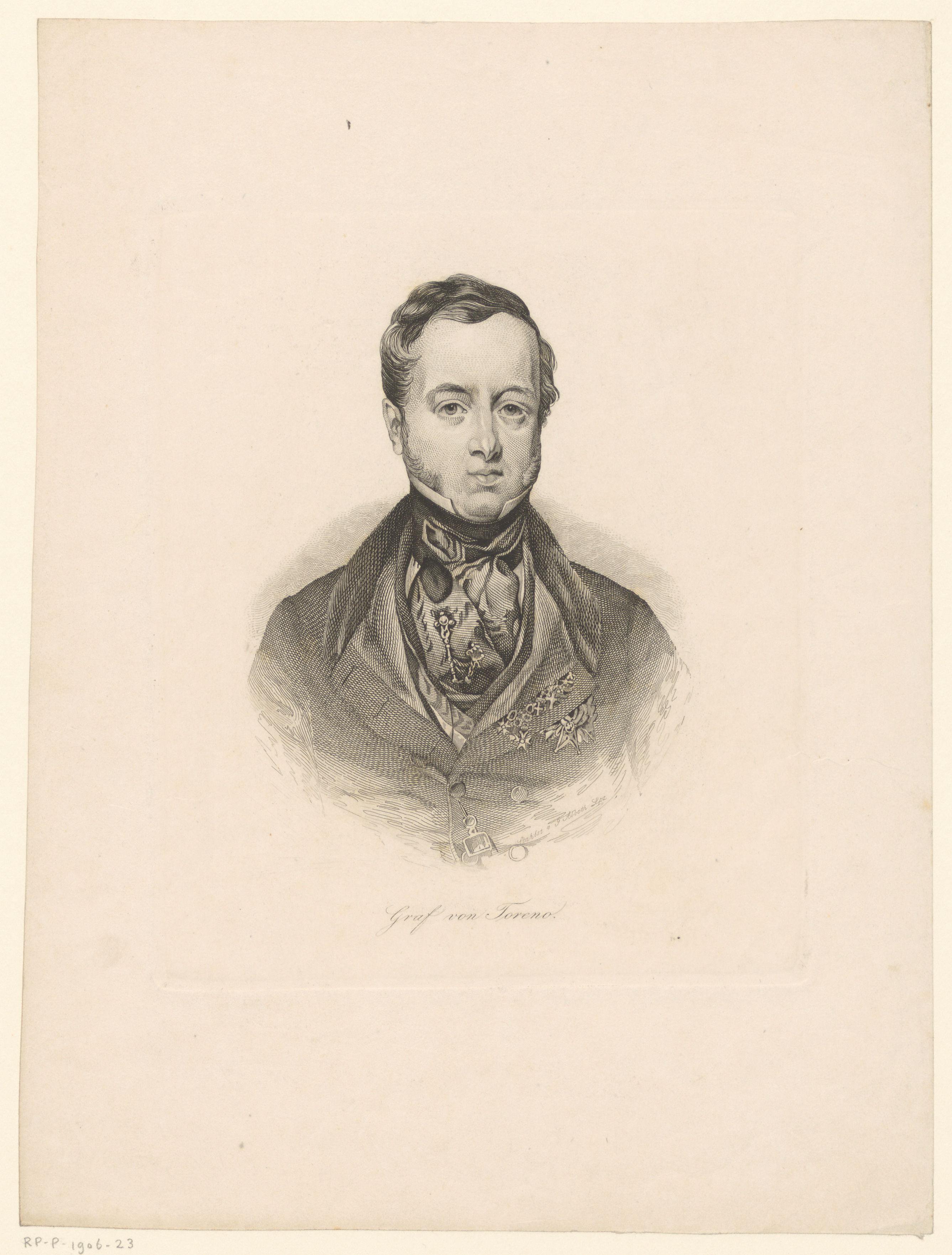 Portret van José María Queipo de Llano Ruiz de Saravía