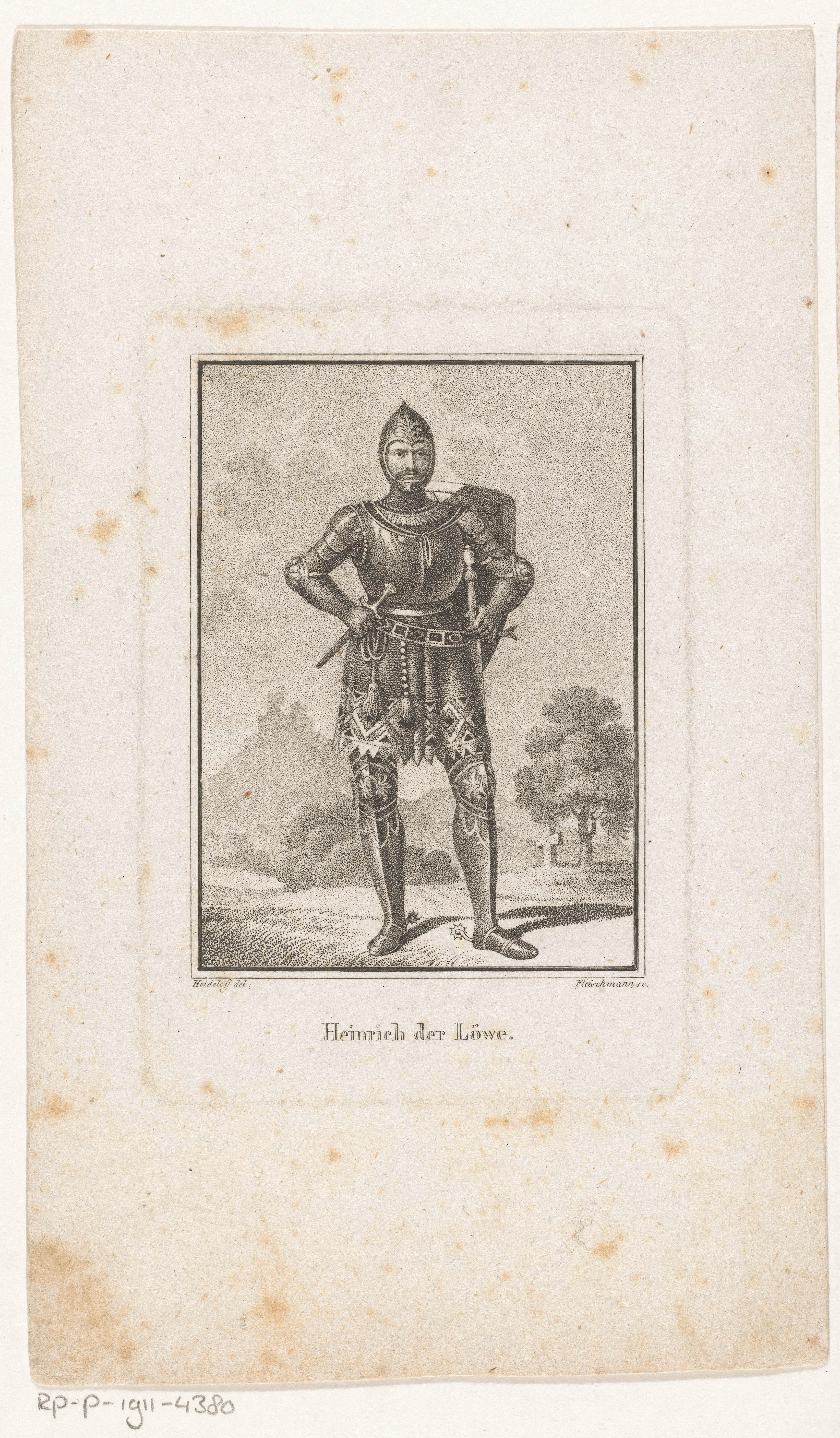Portret van Hendrik de Leeuw