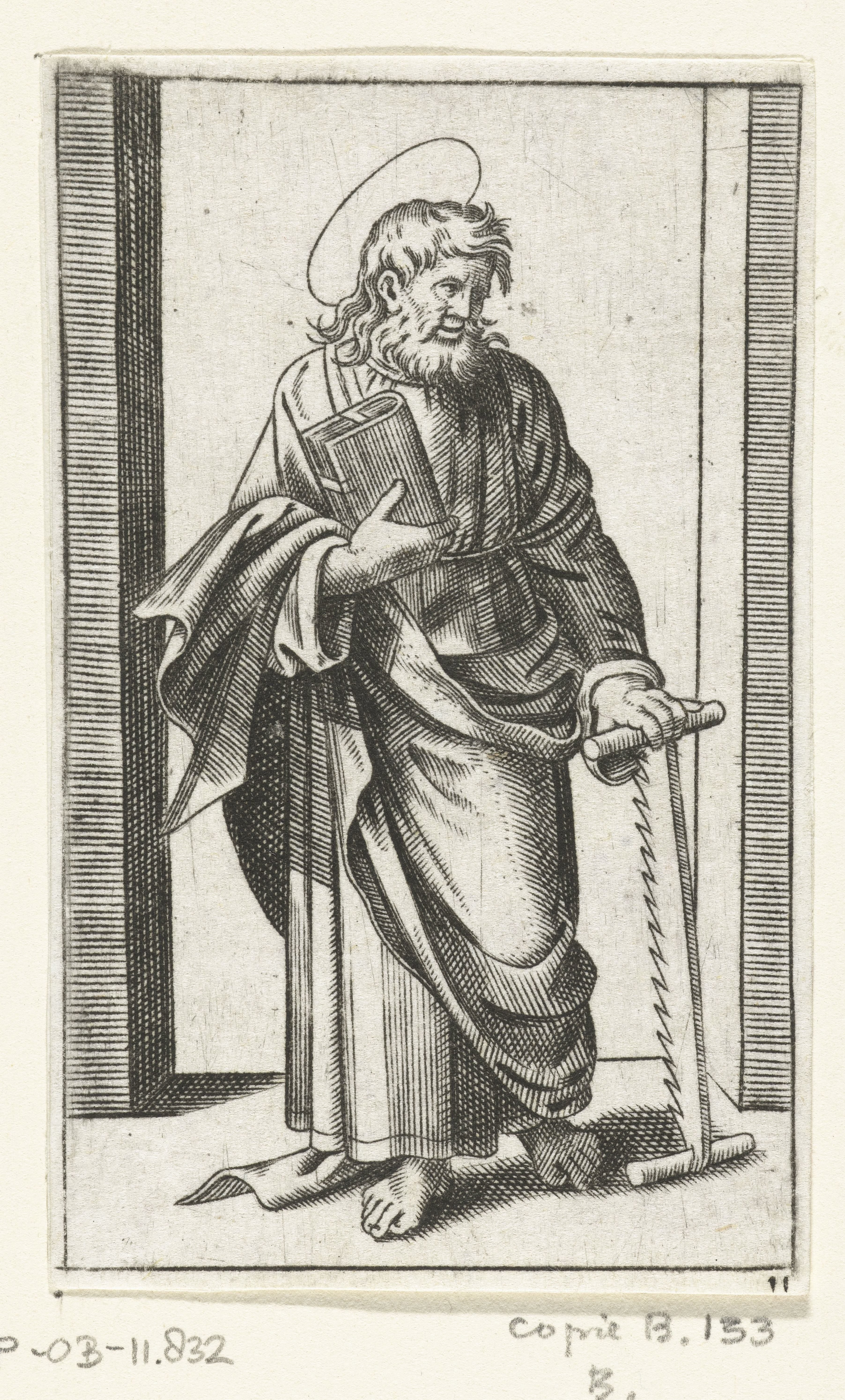 Apostel Simon Zelotes met zaag