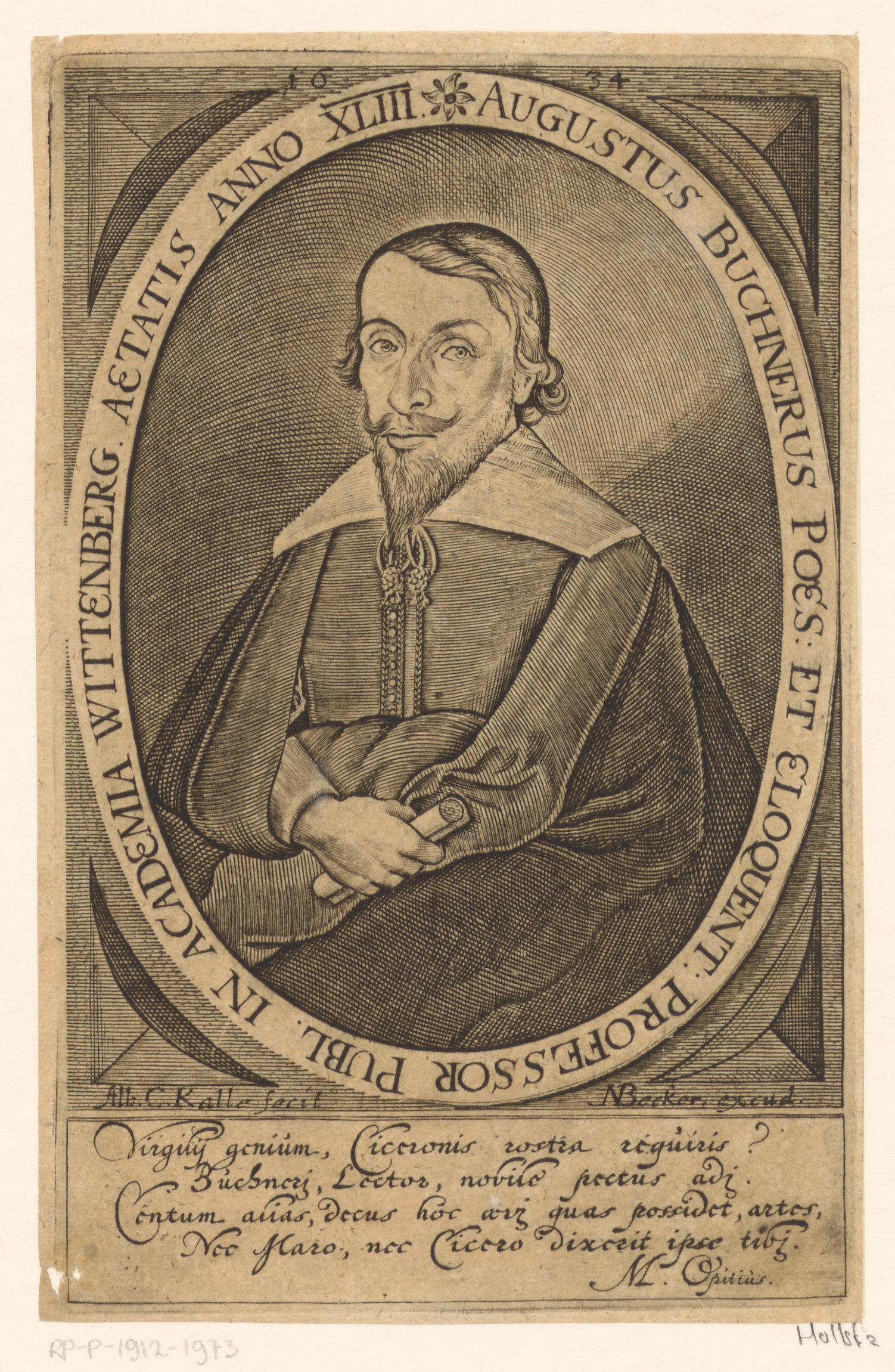 Portret van August Buchner