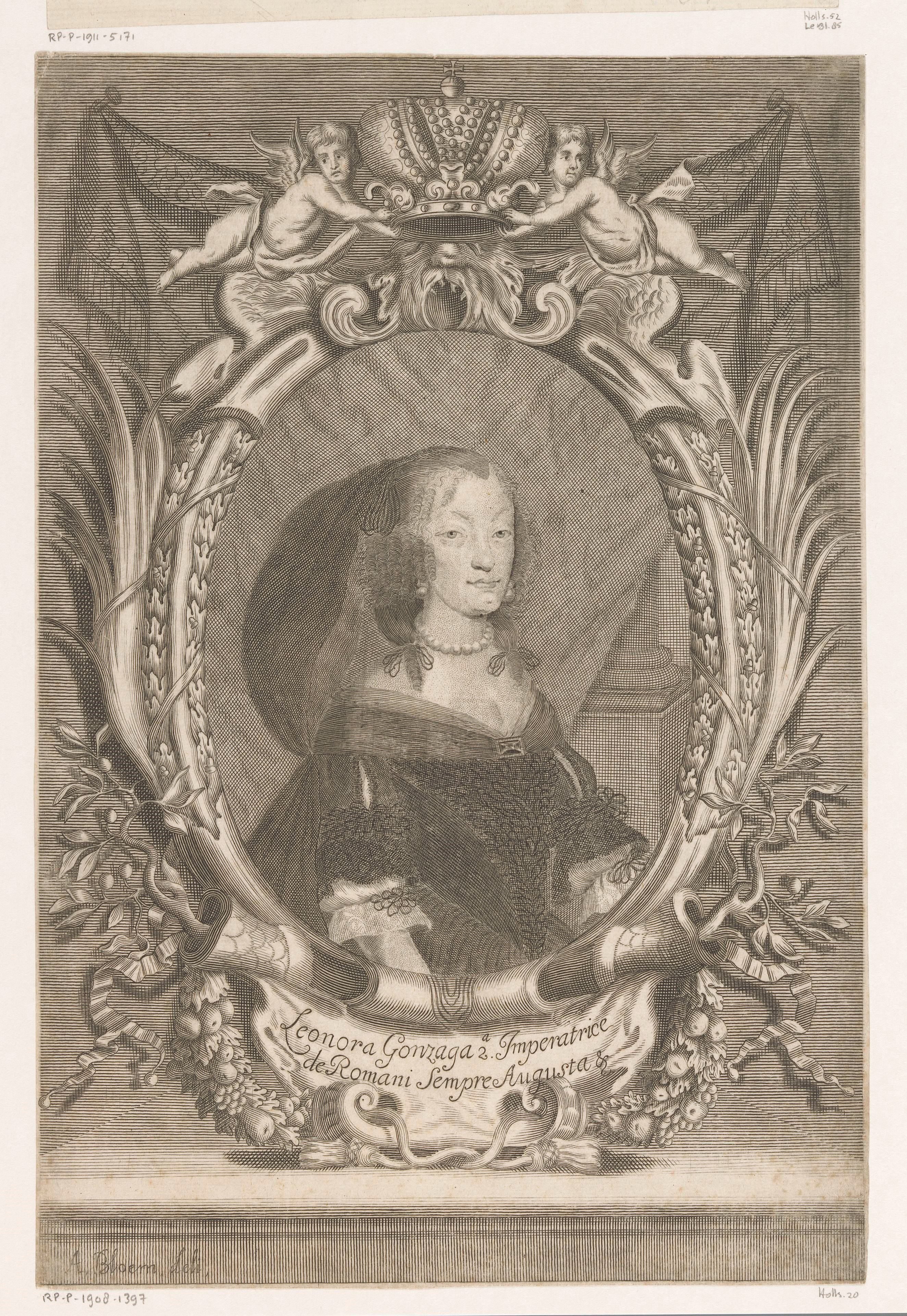 Portret van Leonora Gonzaga, keizerin van het Heilige Roomse Rijk
