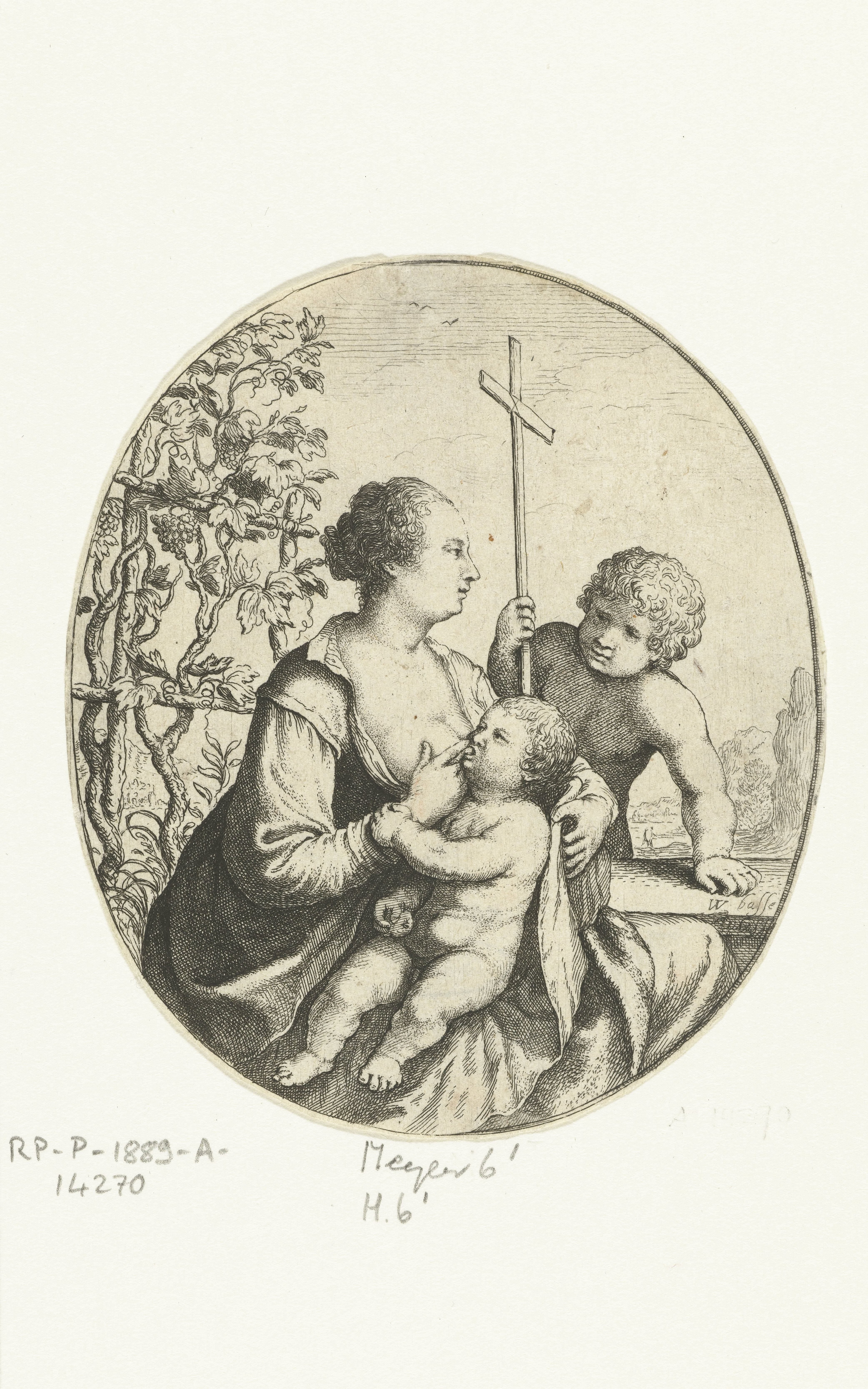 Maria met Christus en Johannes de Doper