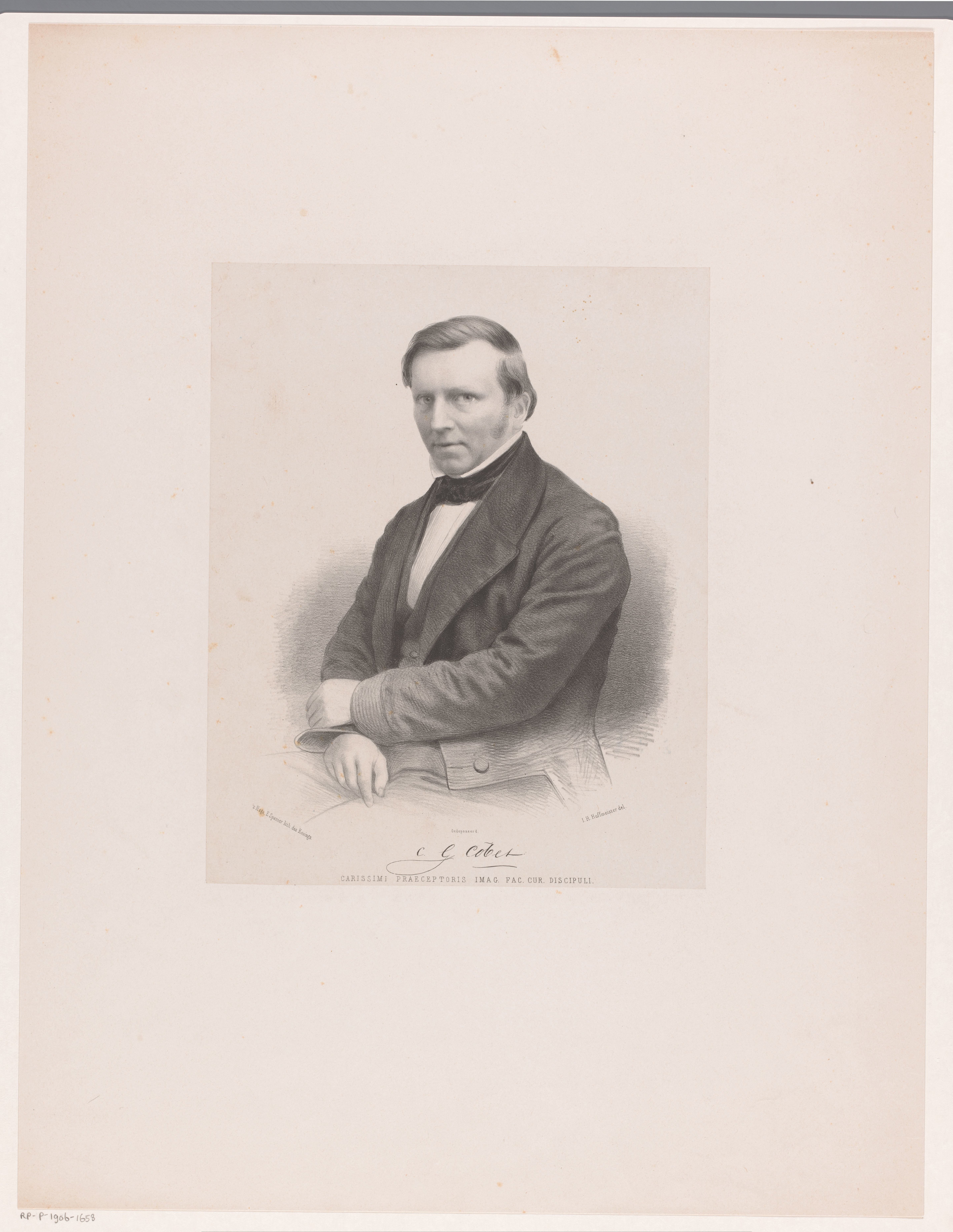 Portret van Carel Gabriel Cobet