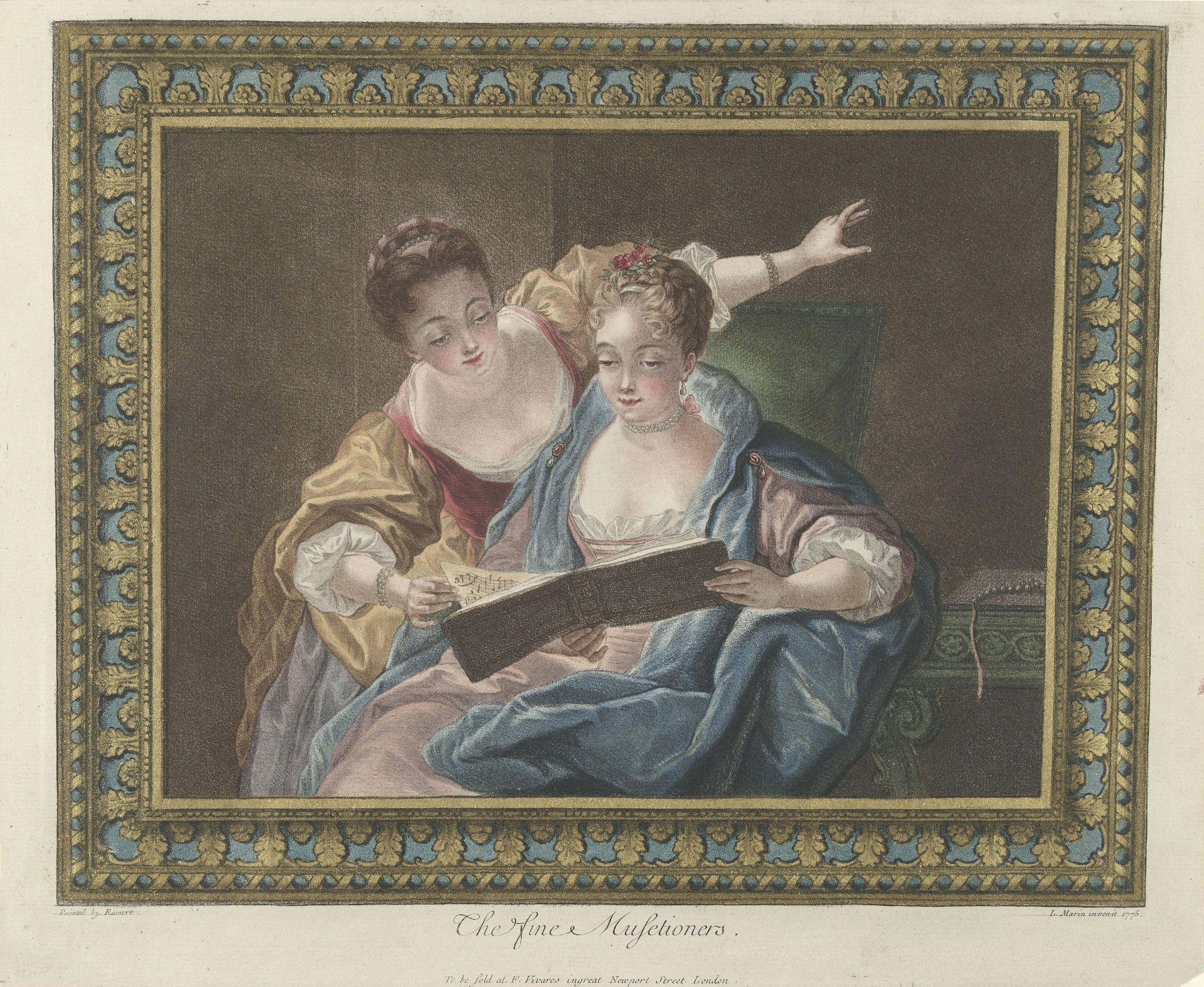 Twee musicerende vrouwen
