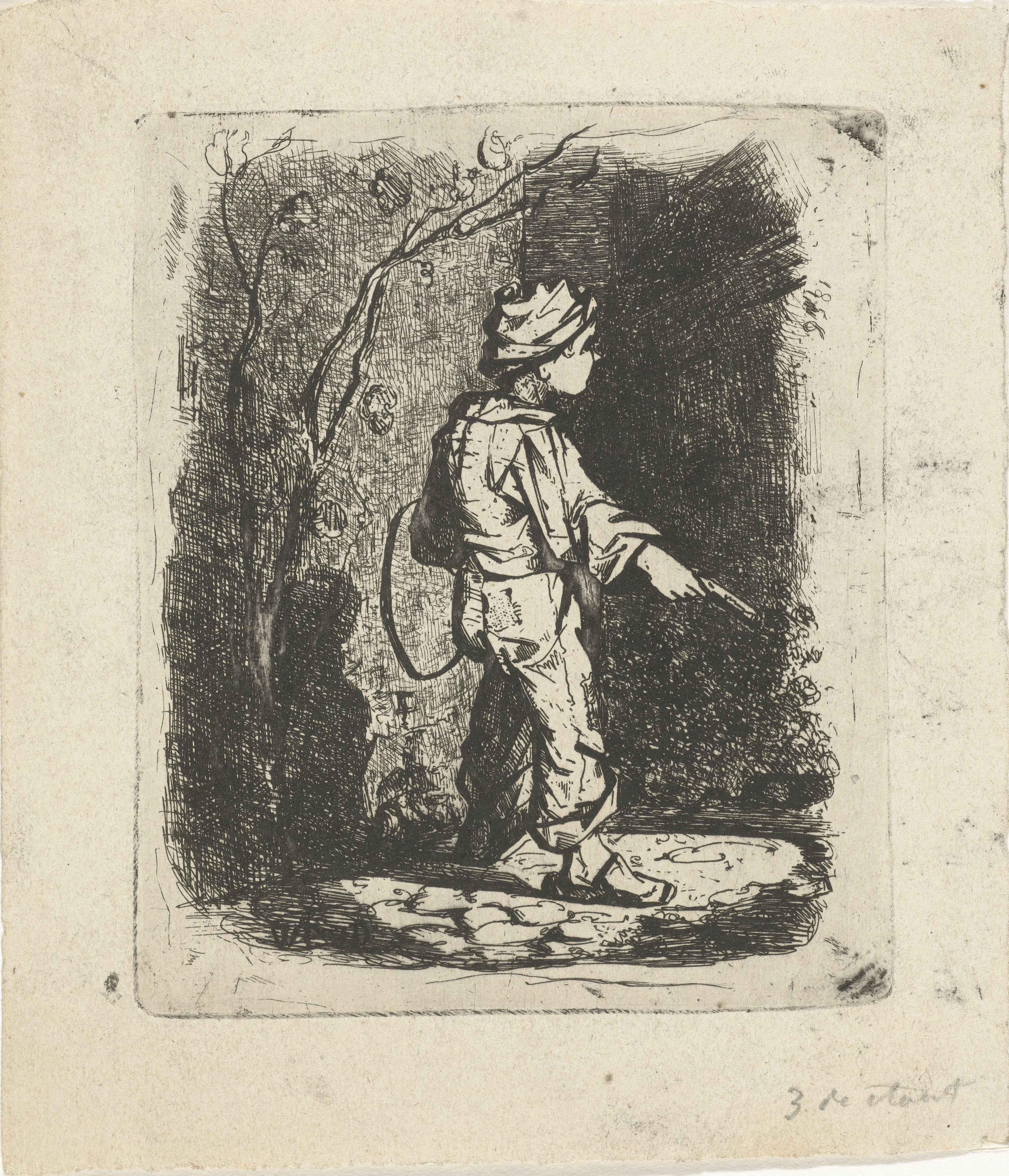 Jongetje met hoepel