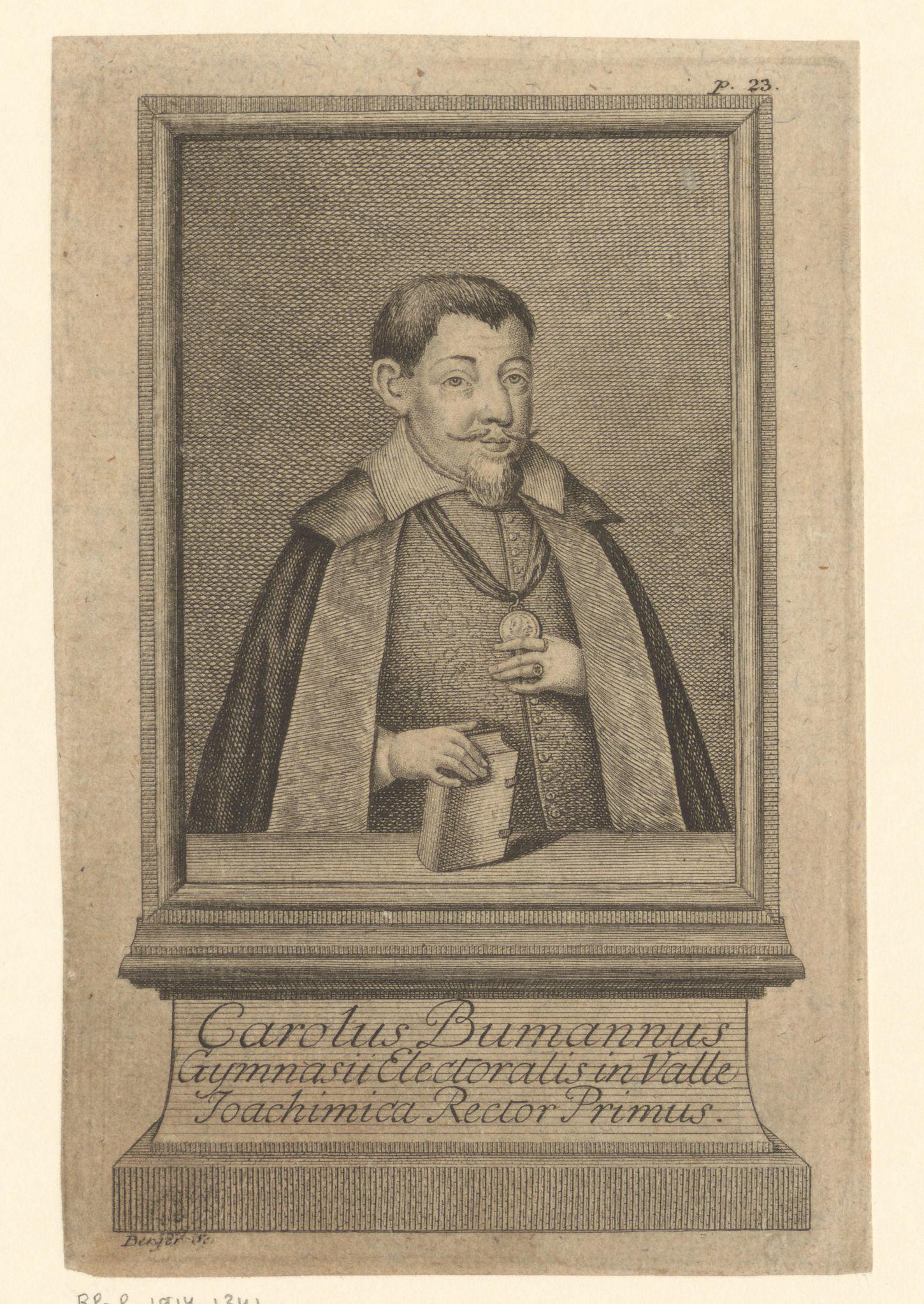 Portret van Carolus Bumannus