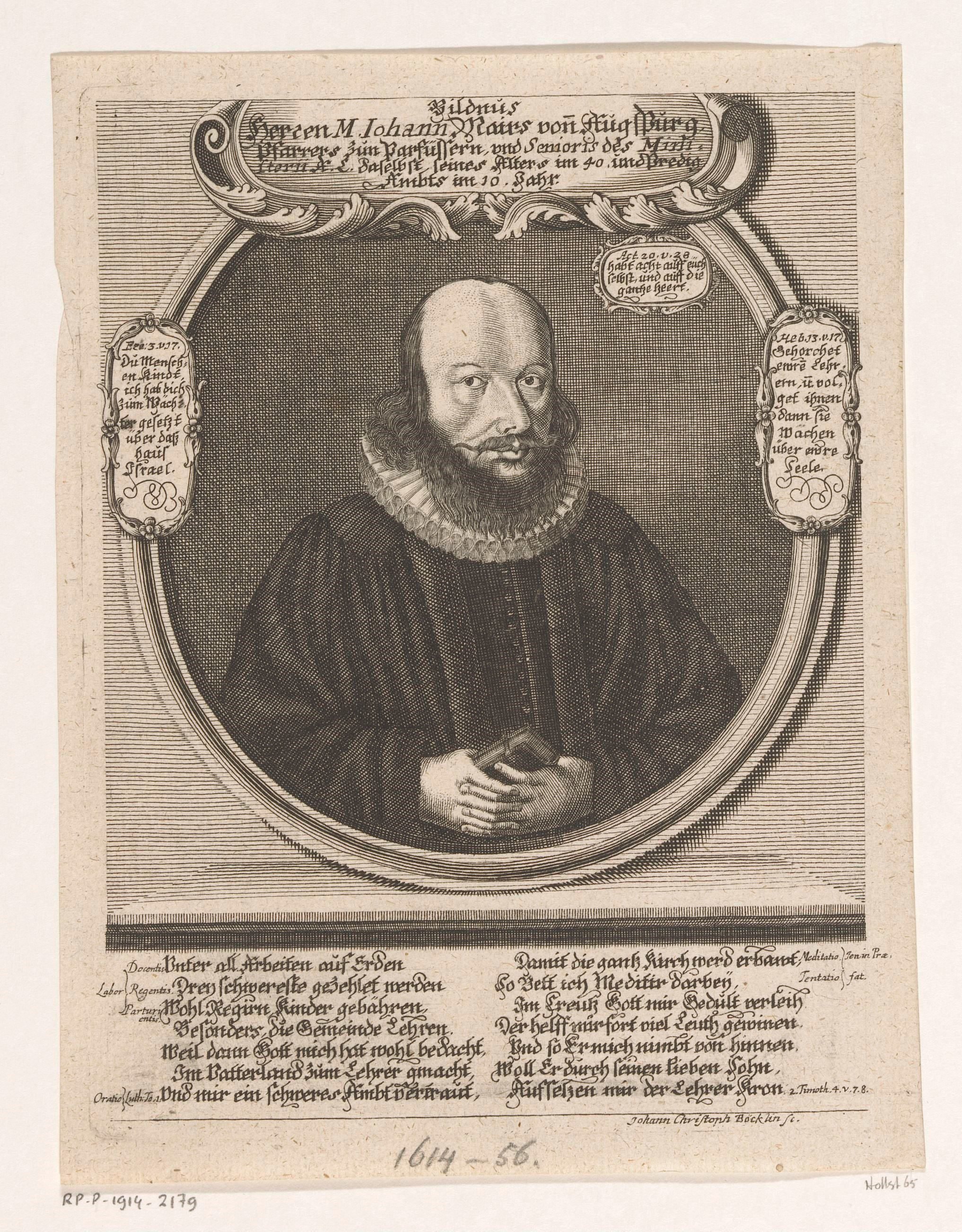 Portret van Johann Mair