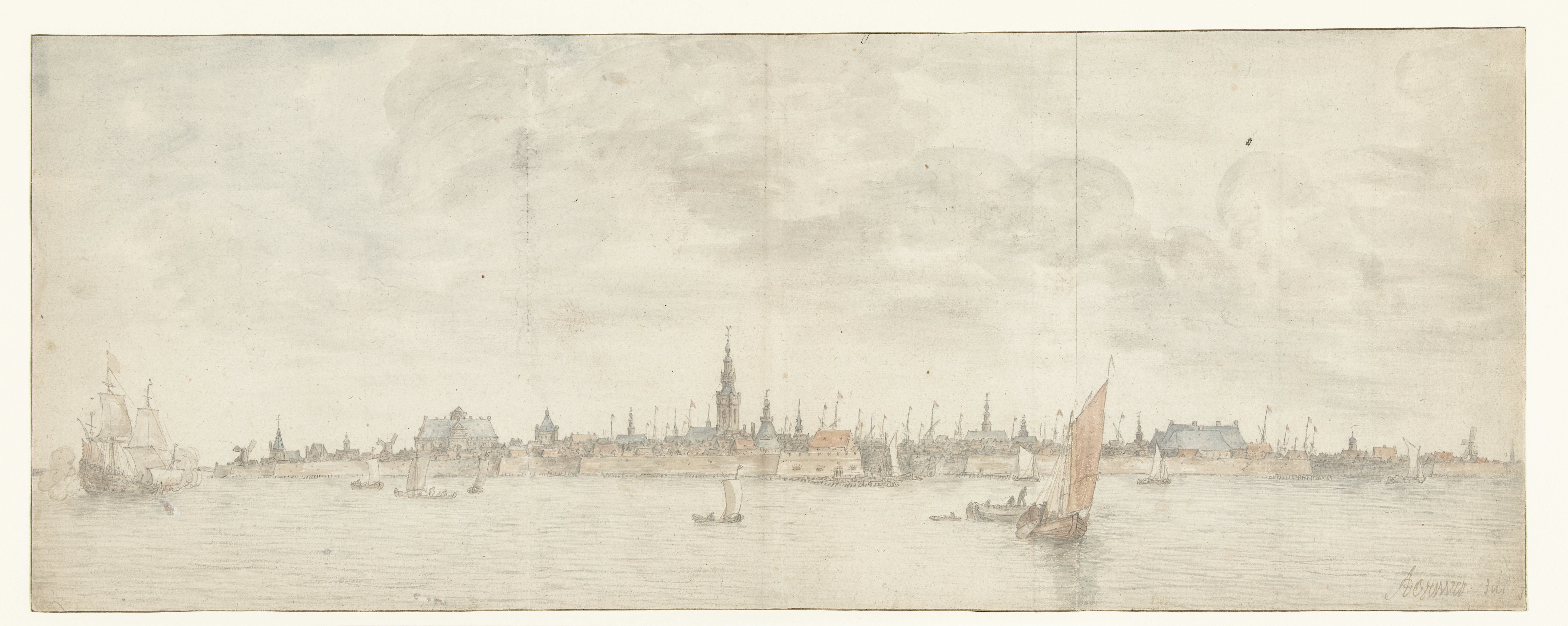 Gezicht op Vlissingen