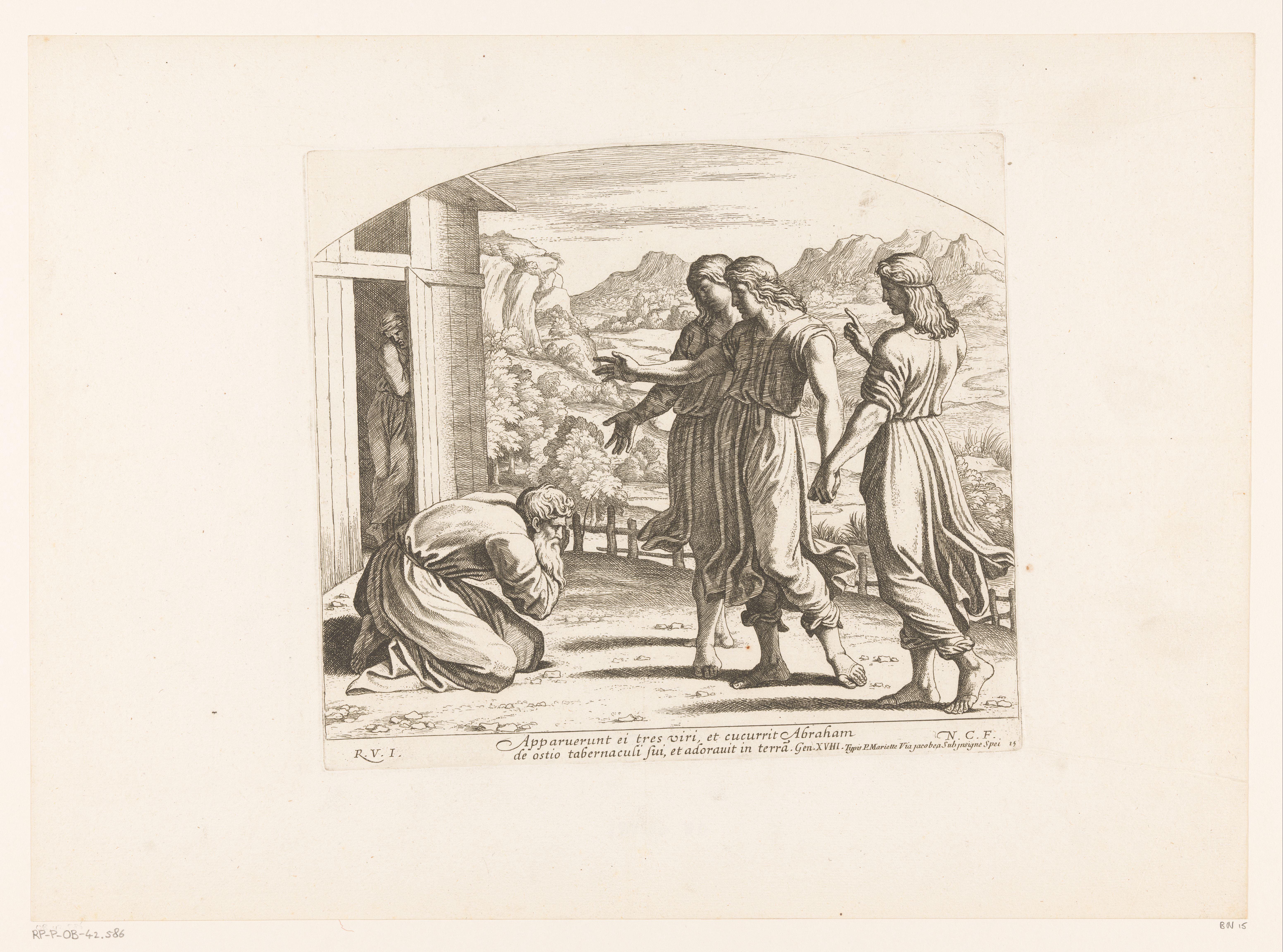 Abraham en de drie engelen