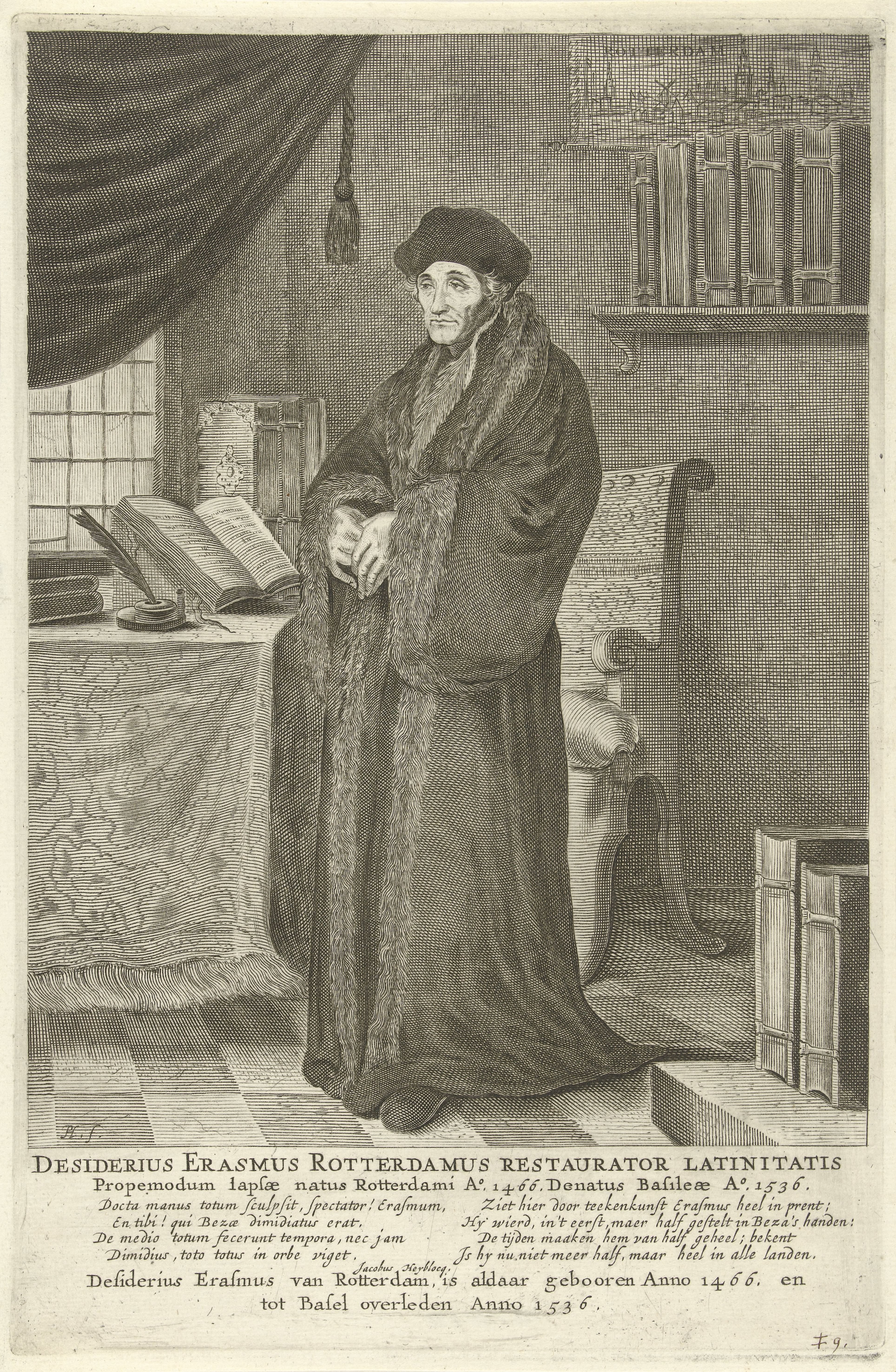 Portret van Desiderius Erasmus