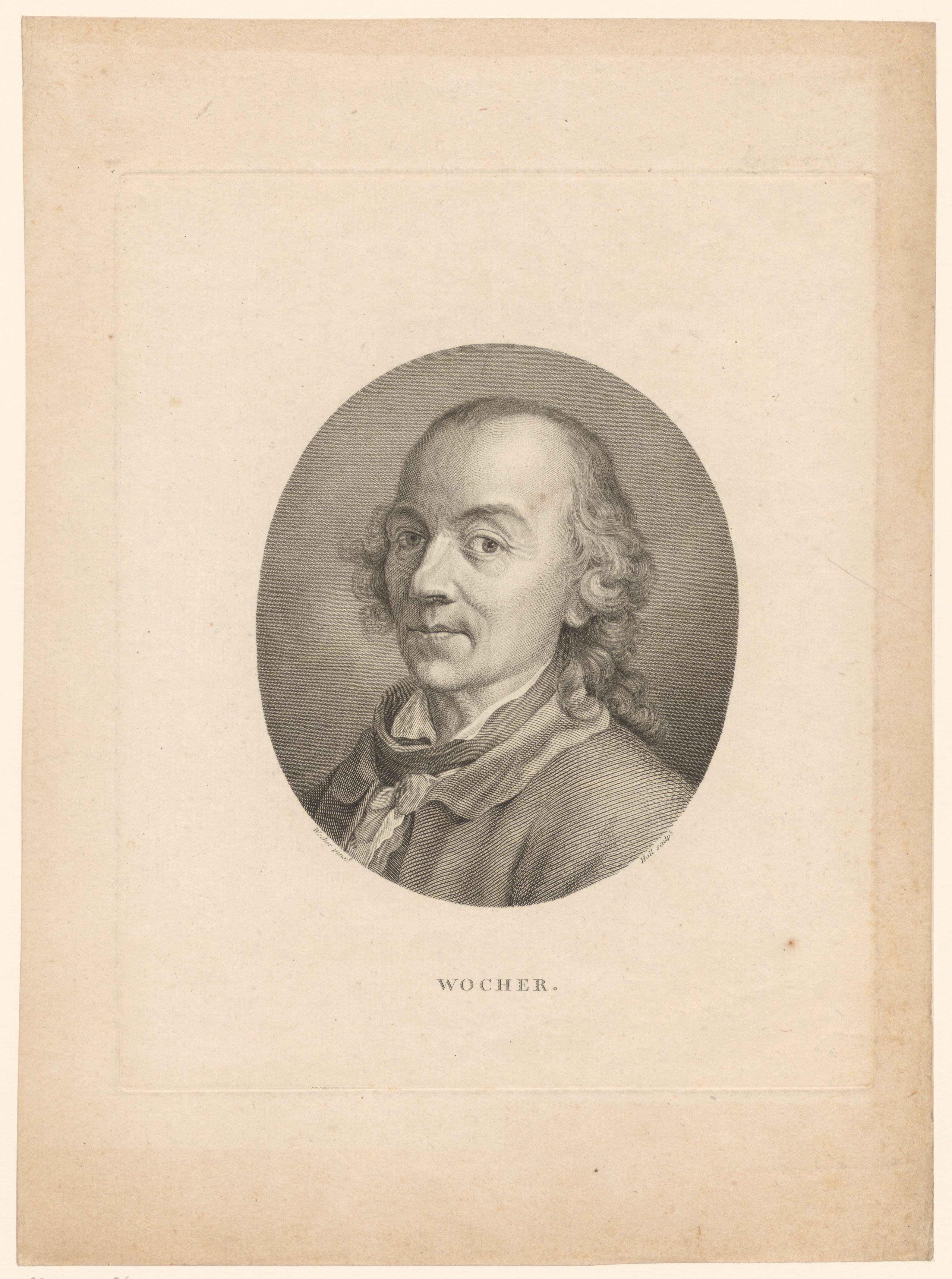 Portret van Tiberius Dominikus Wocher