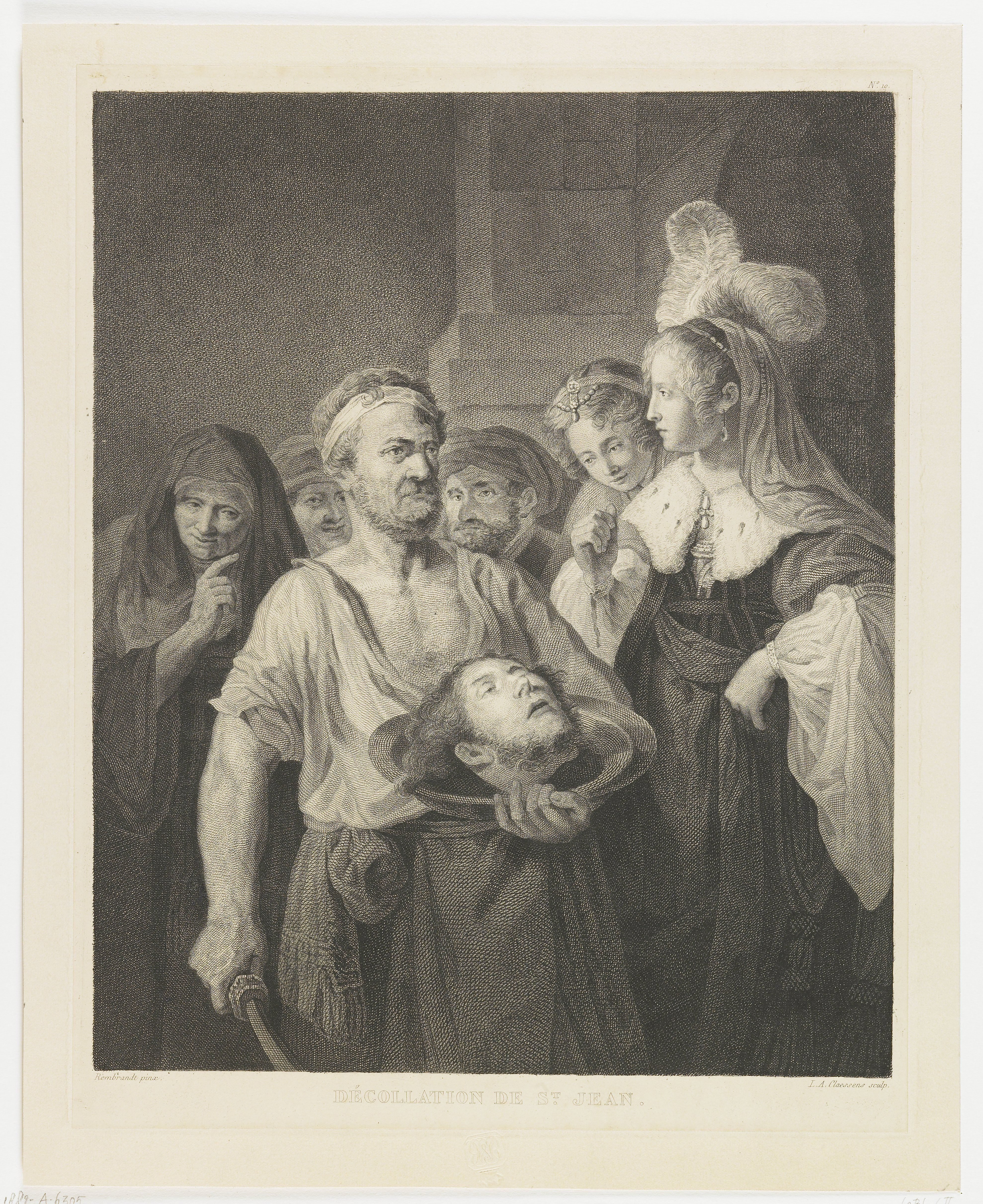 Salome ontvangt het hoofd van Johannes de Doper