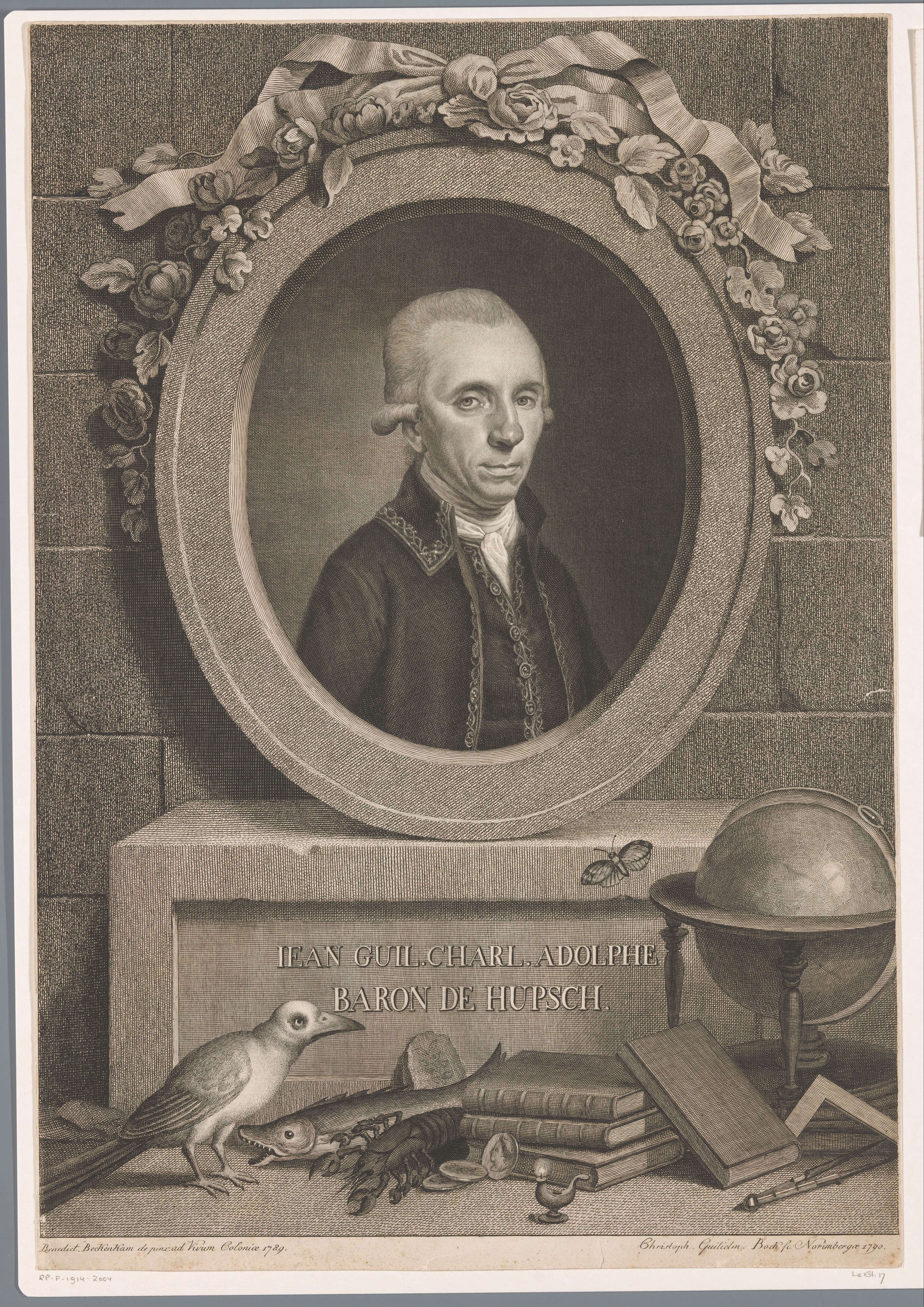 Portret van Adolf, Baron Hüpsch