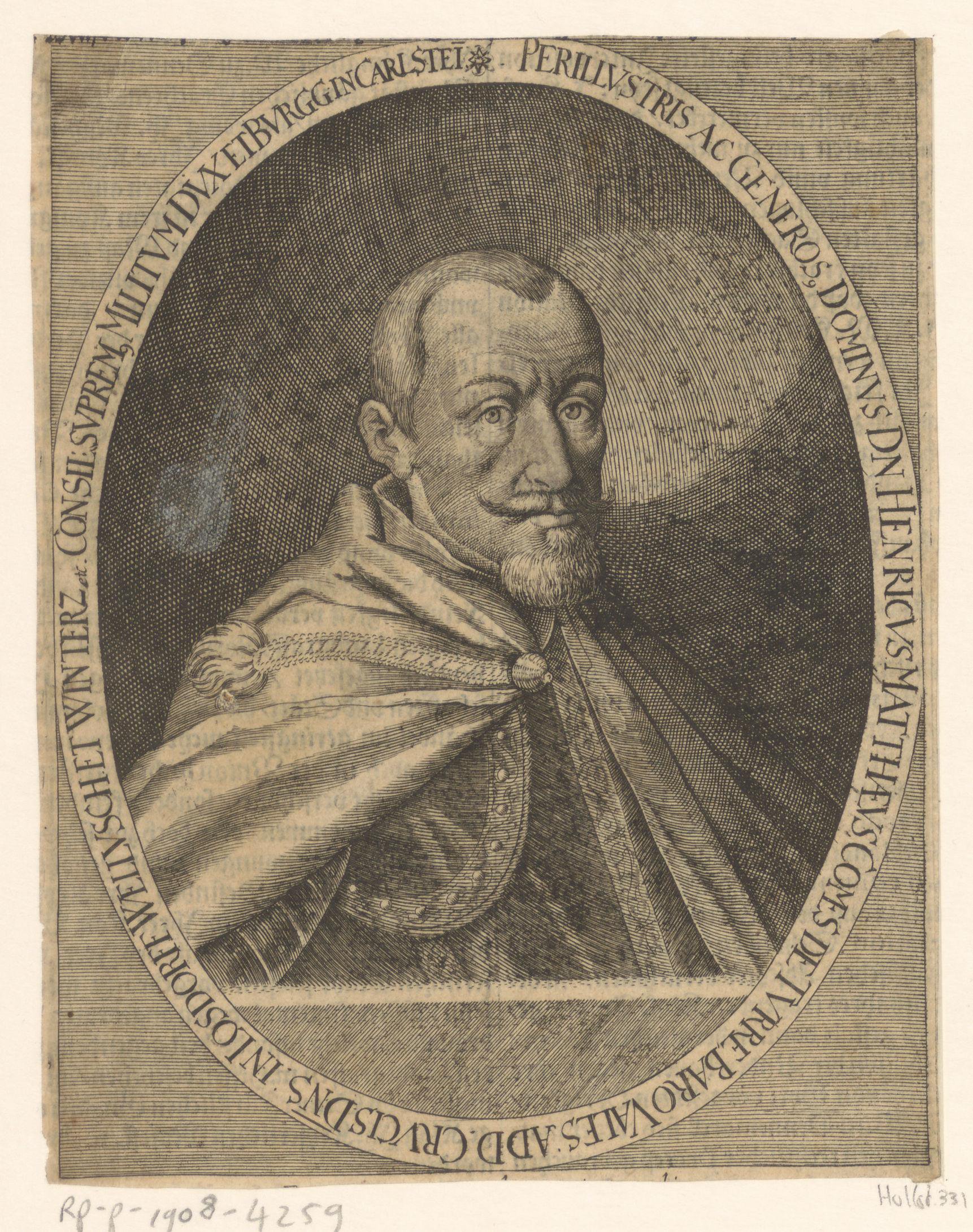 Portret van Heinrich Matthias von Thurn-Valsassina