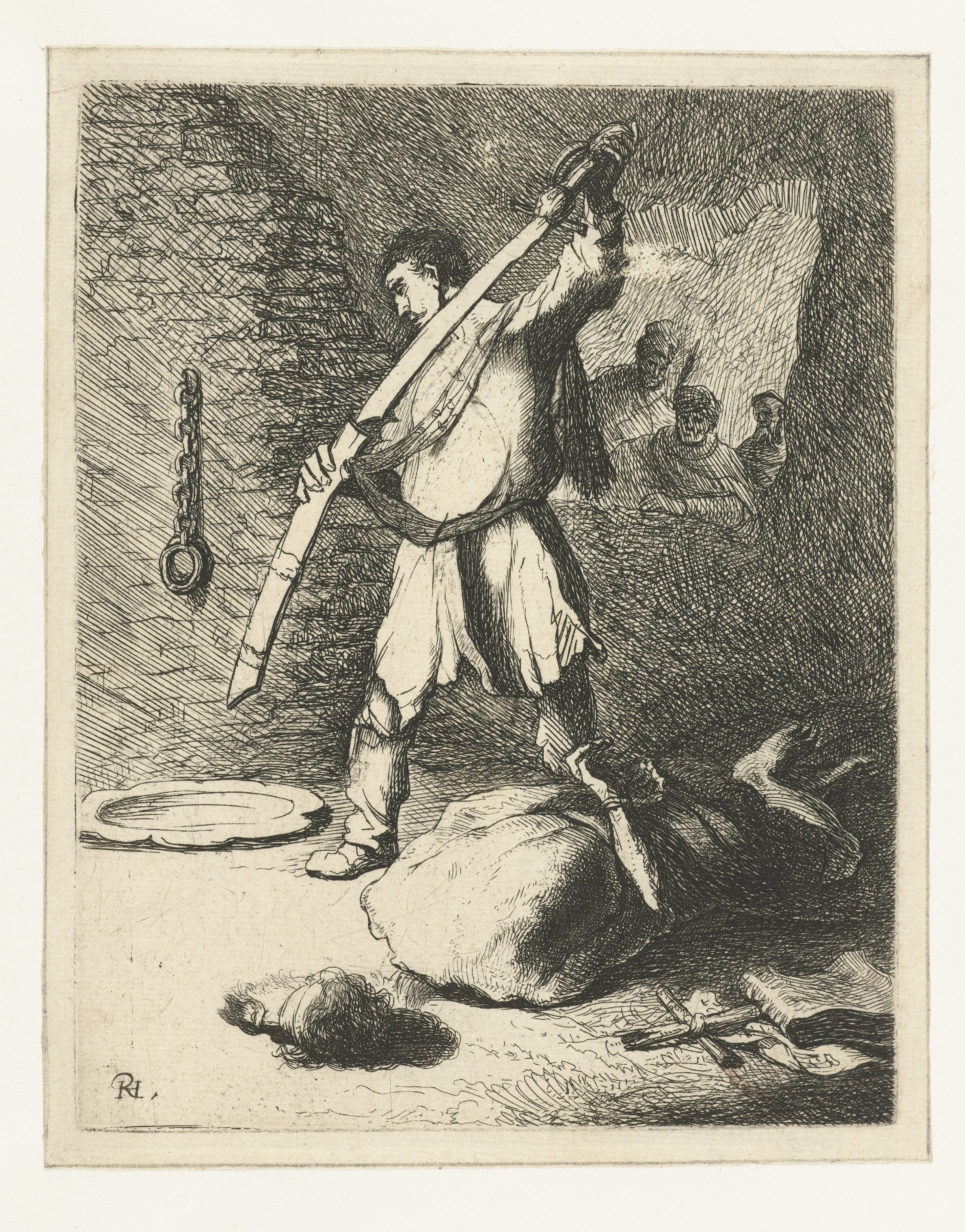 The beheading of St John the Baptist
