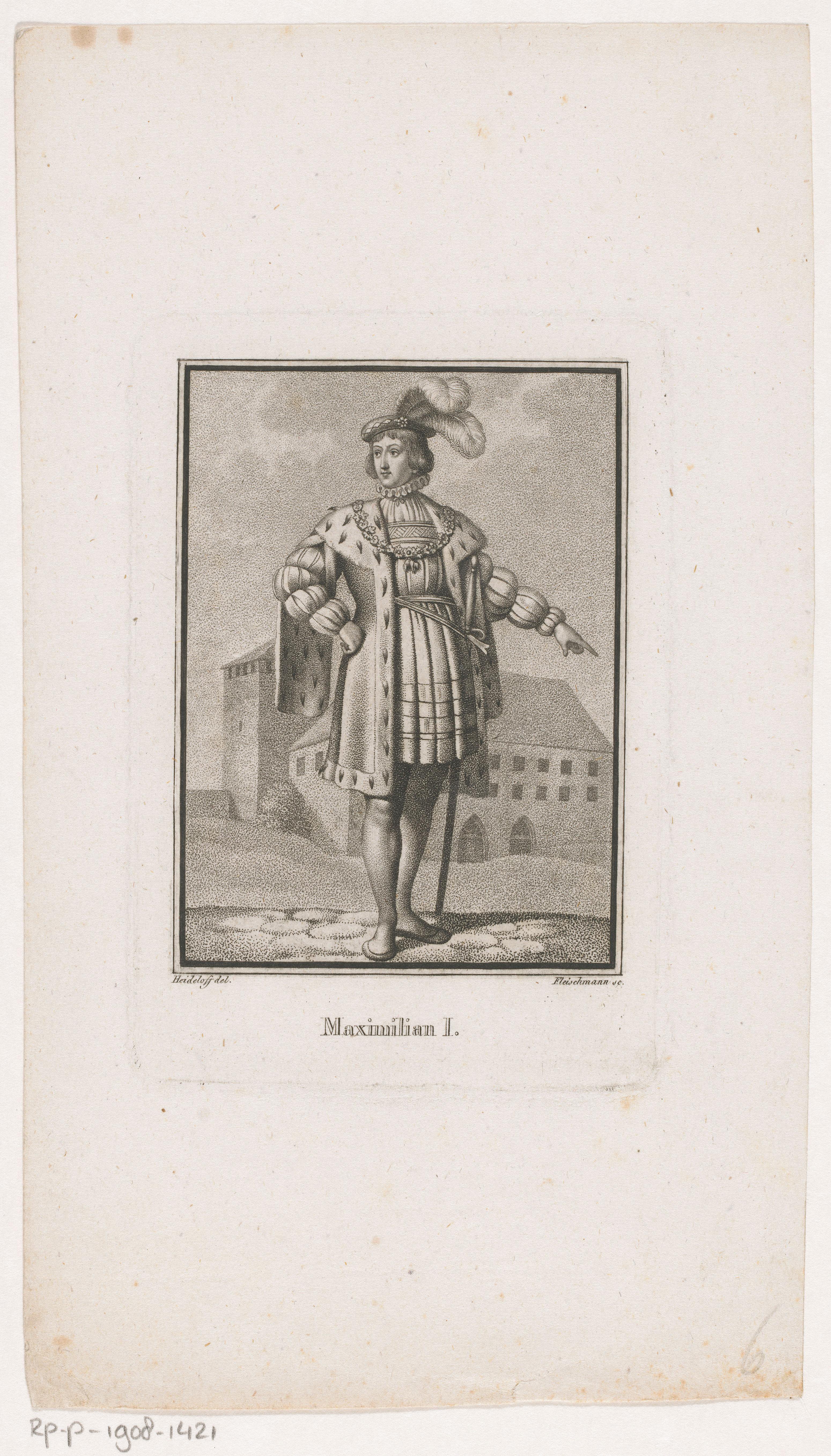 Portret van keizer Maximiliaan I