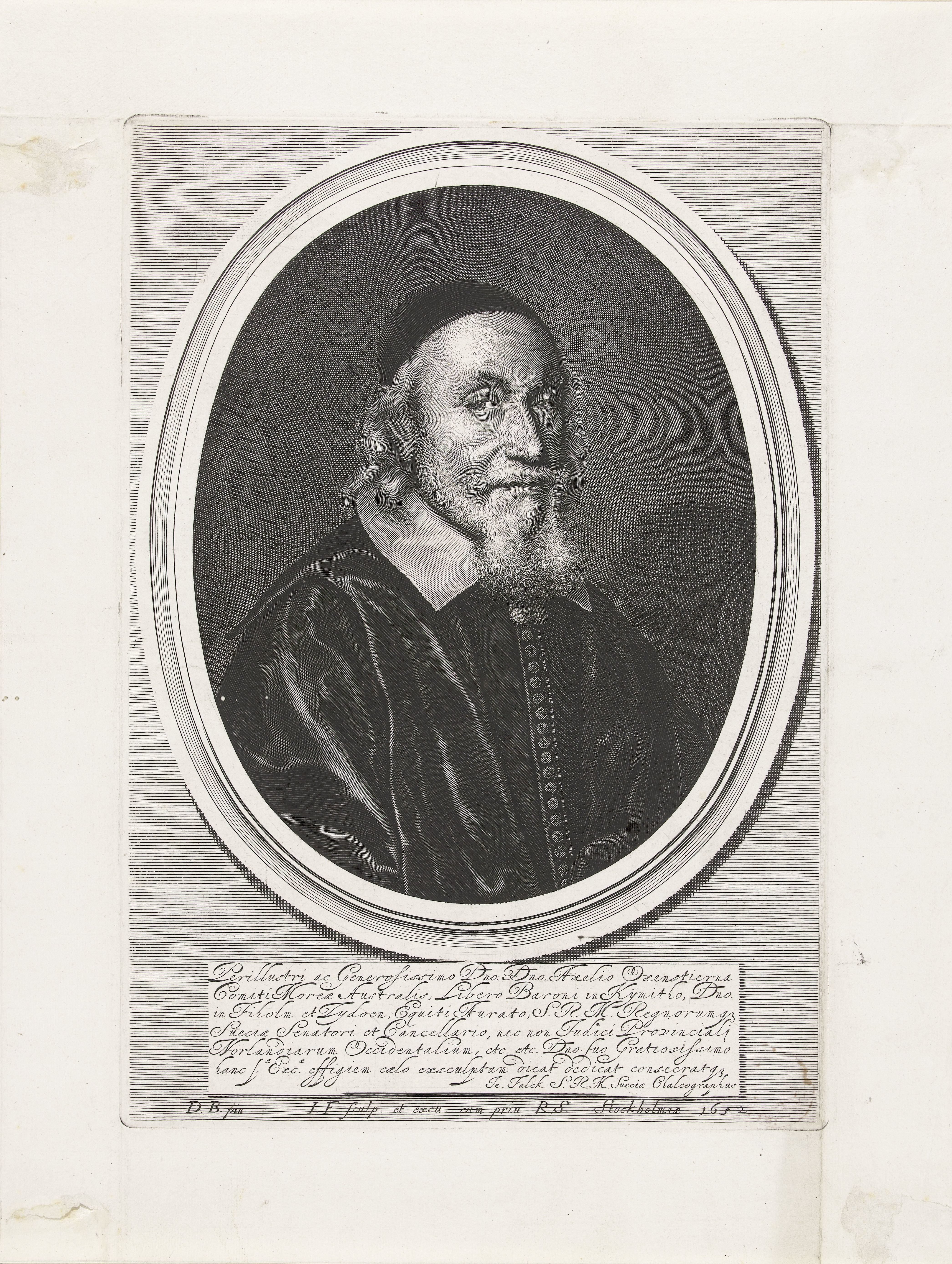 Portret van Axel Oxenstierna