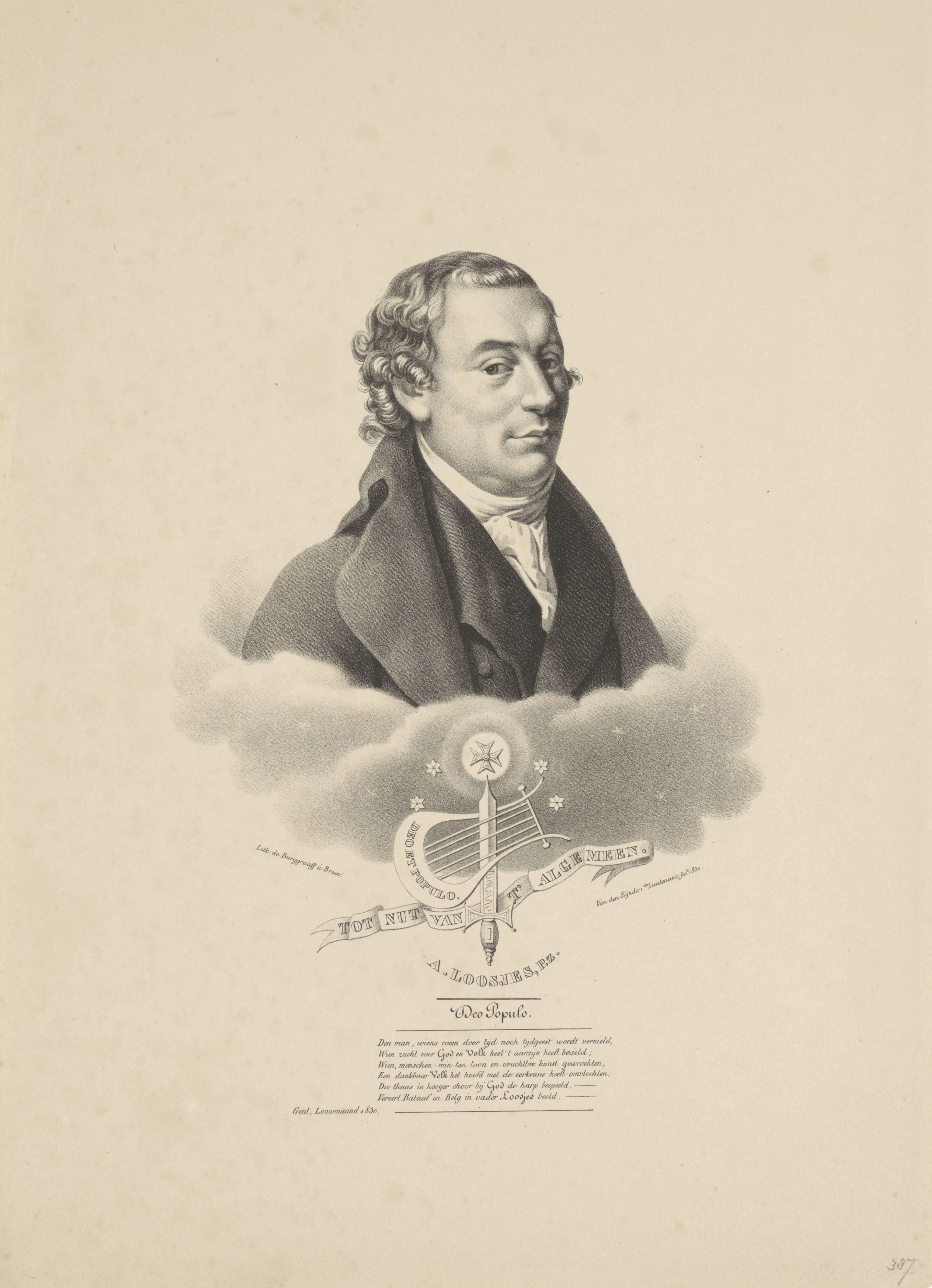 Portret van Adriaan Pietersz. Loosjes
