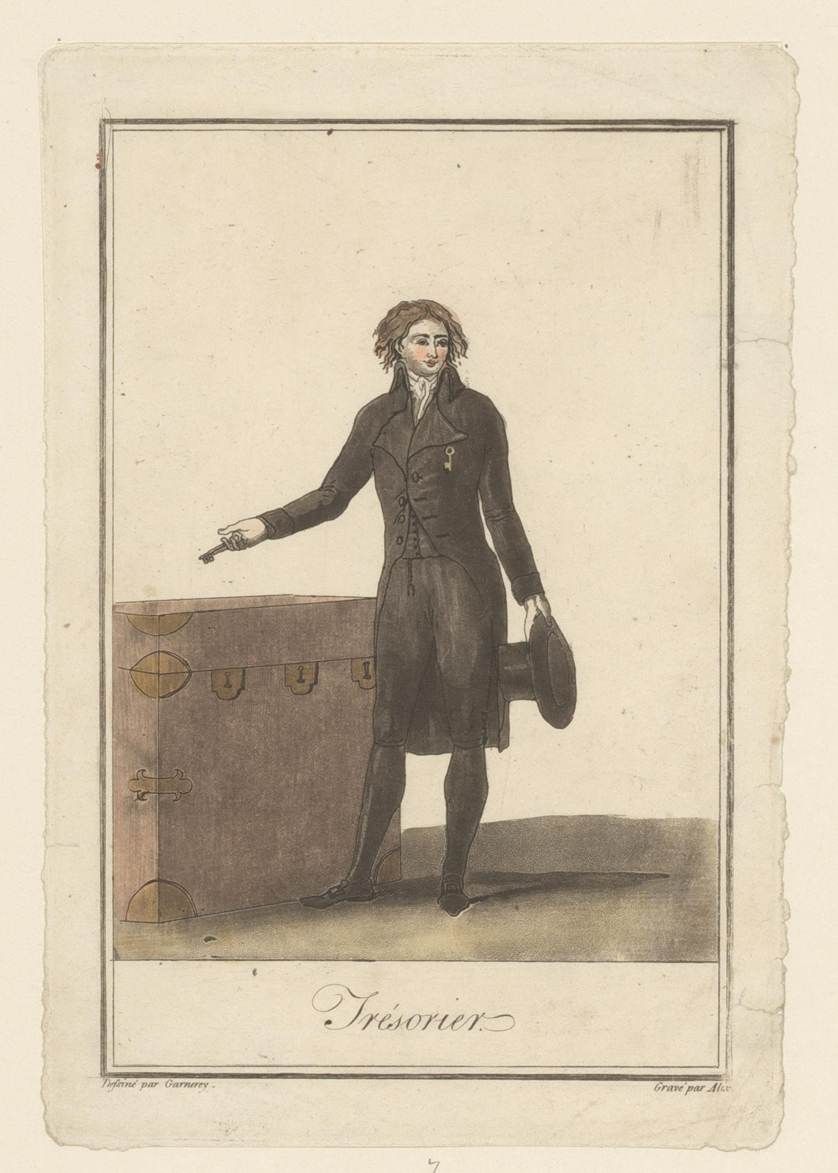 Kostuum van de penningmeester van het Directoire
