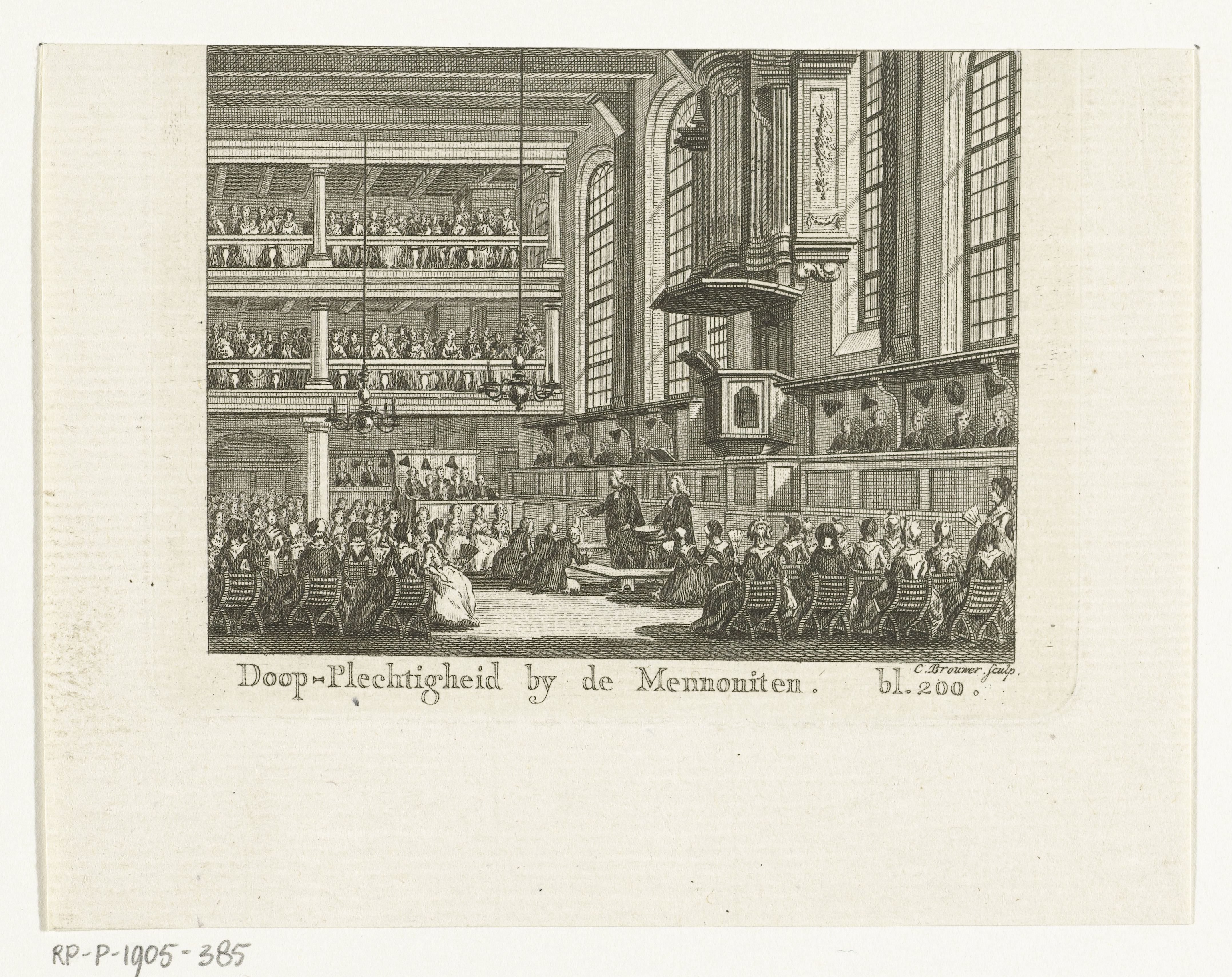 Doop in de Doopsgezinde Kerk Bij 't Lam te Amsterdam