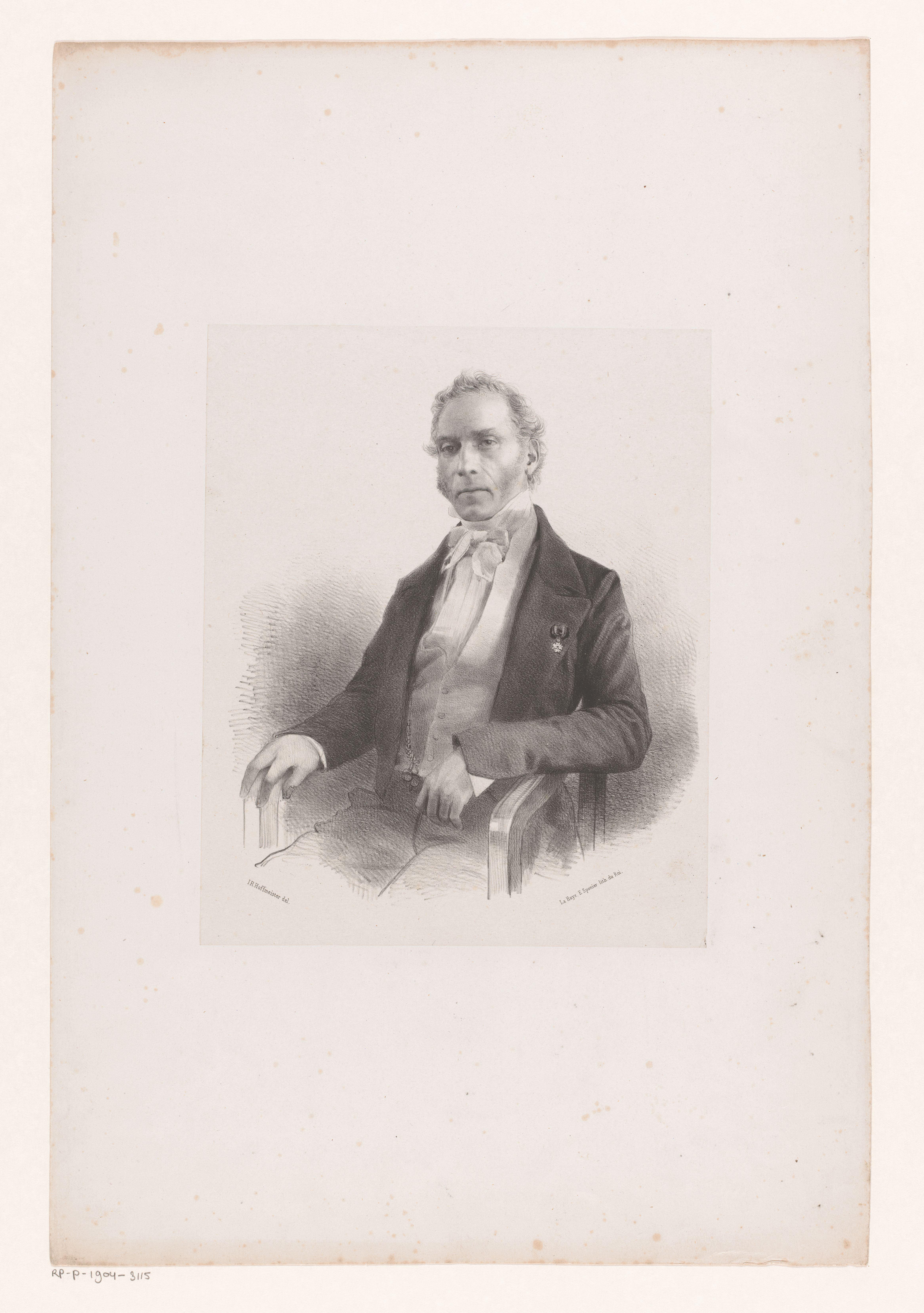 Portret van een onbekende man