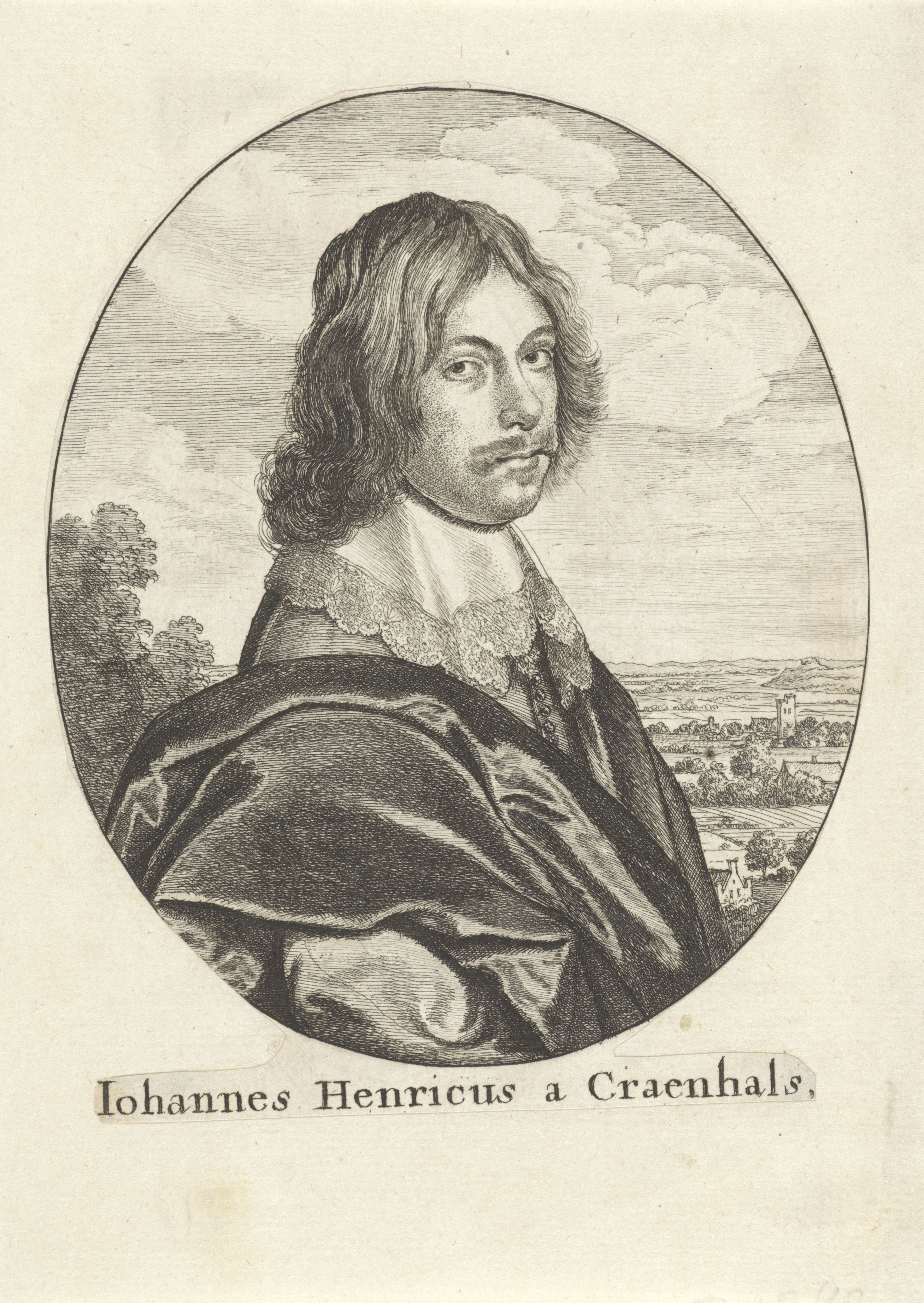 Portret van Johannes Henricus van Craenhals