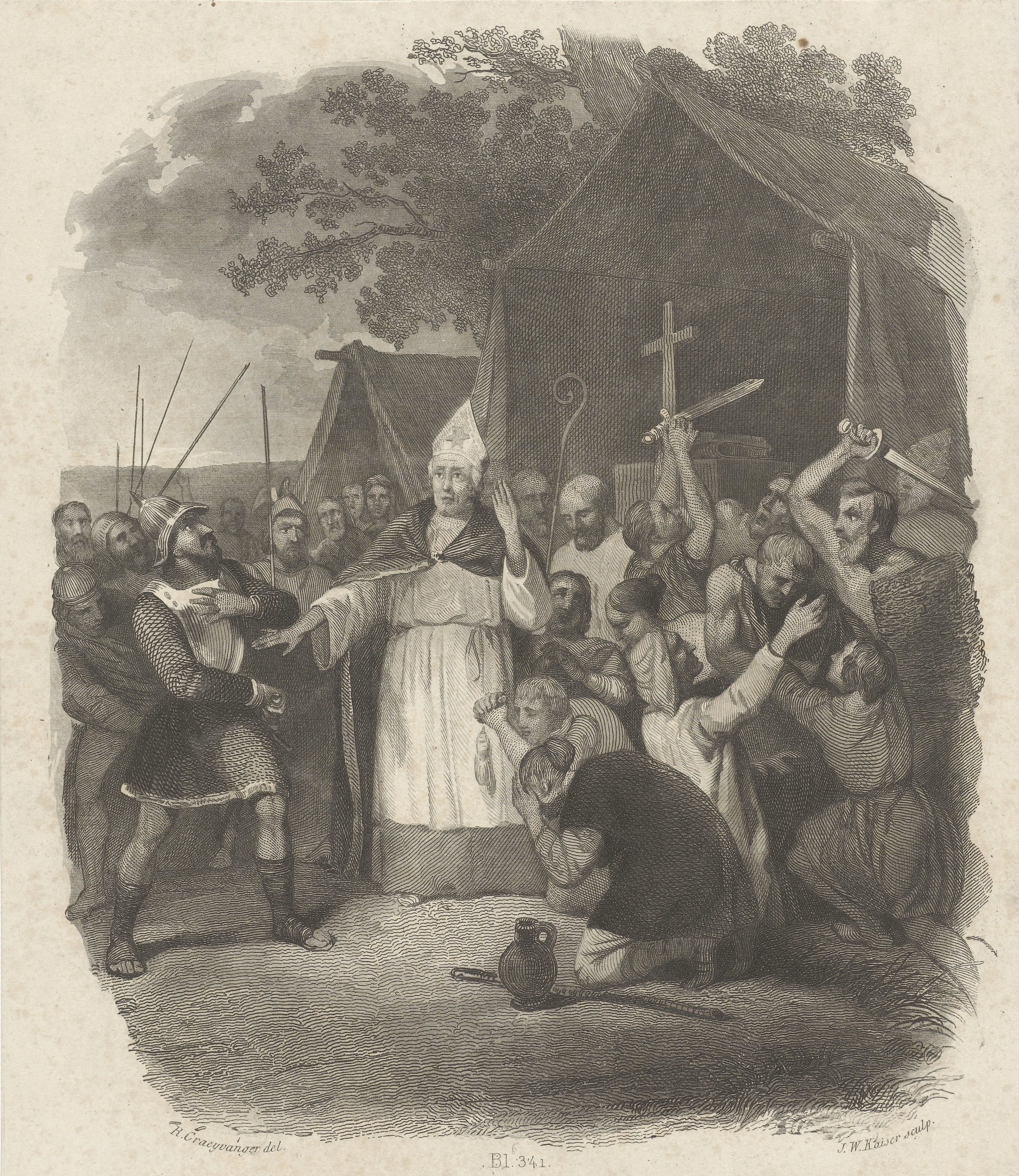 Bonifatius bij Dokkum vermoord