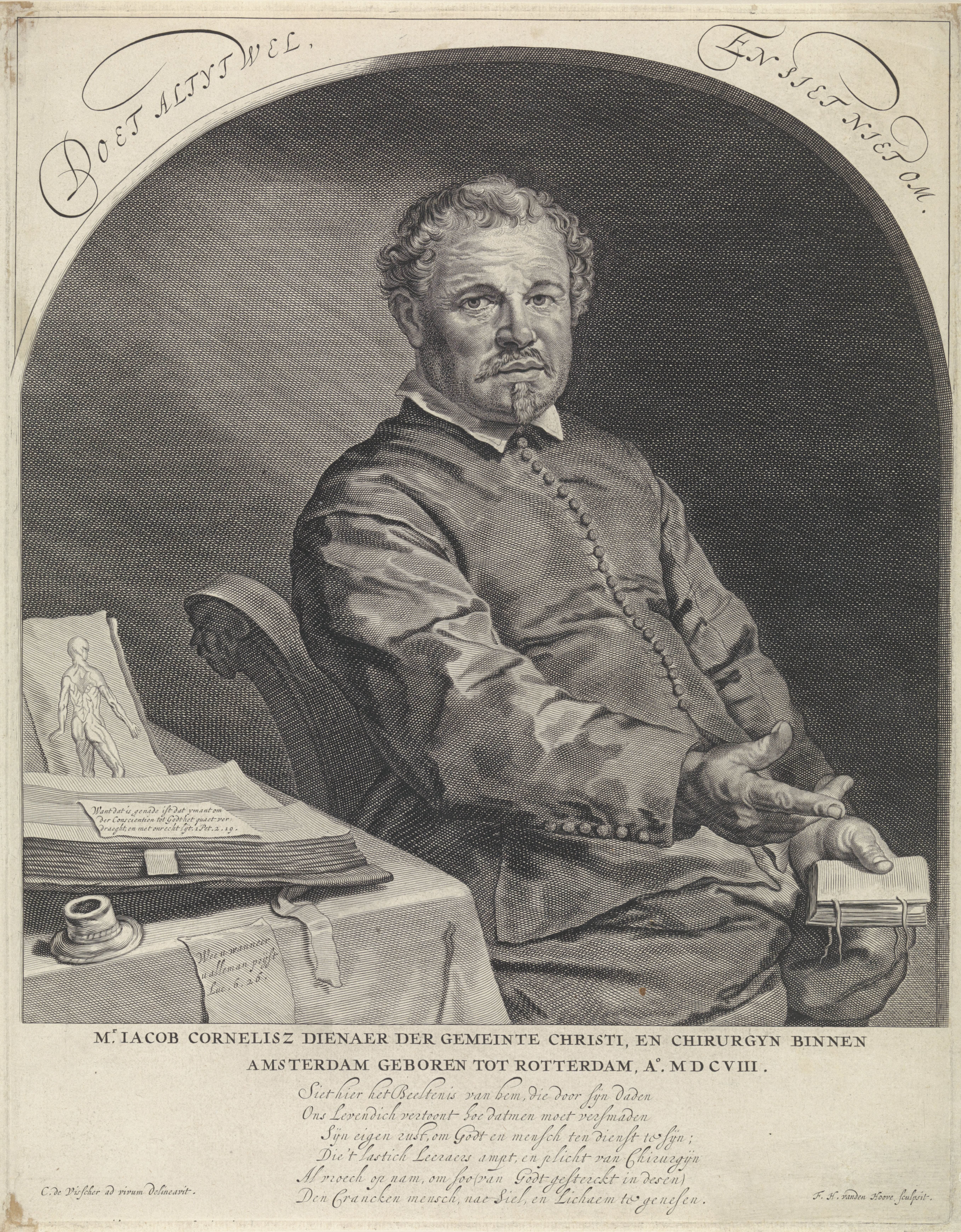 Portret van Jacob Cornelisz.