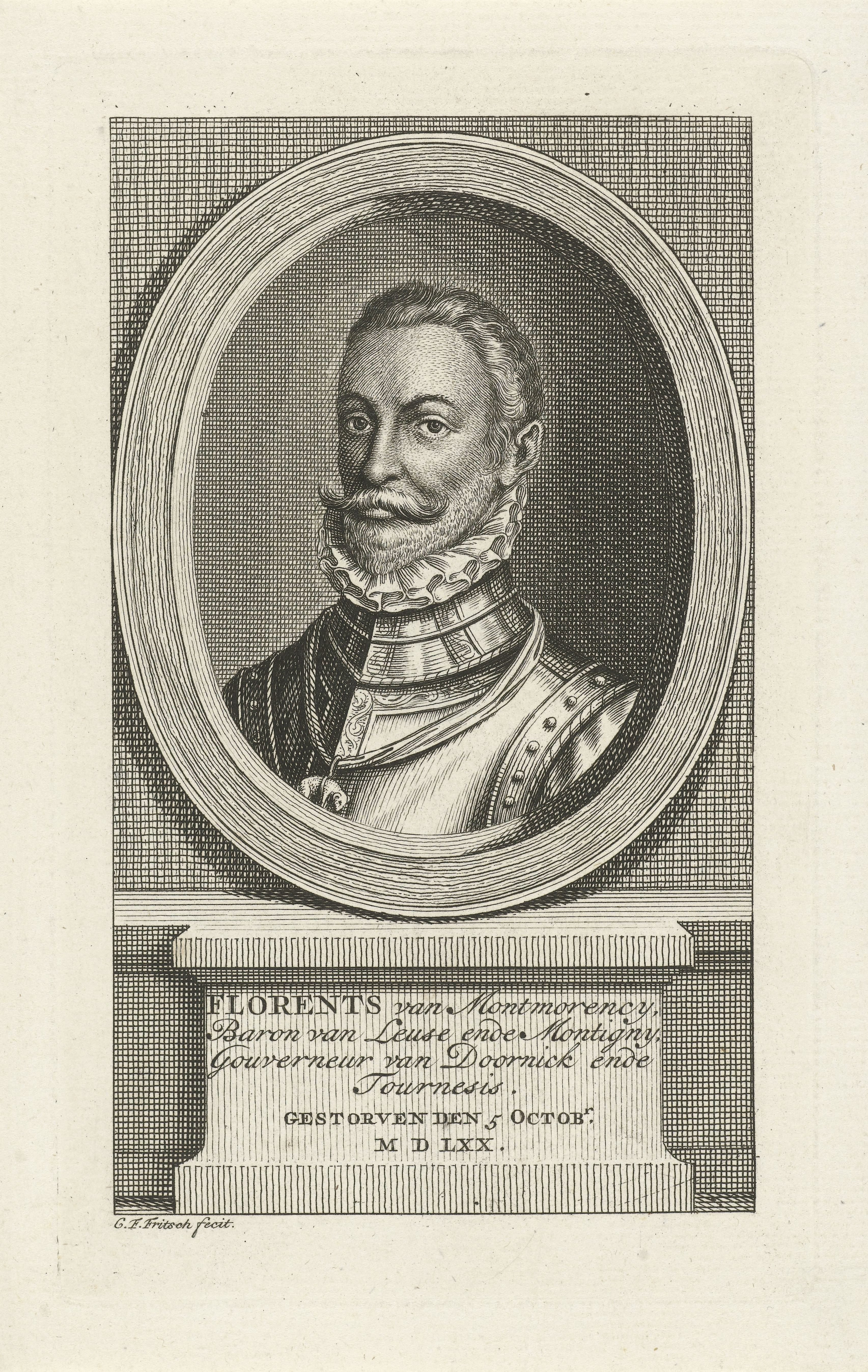 Portret van Filips van Montmorency, baron van Montigny