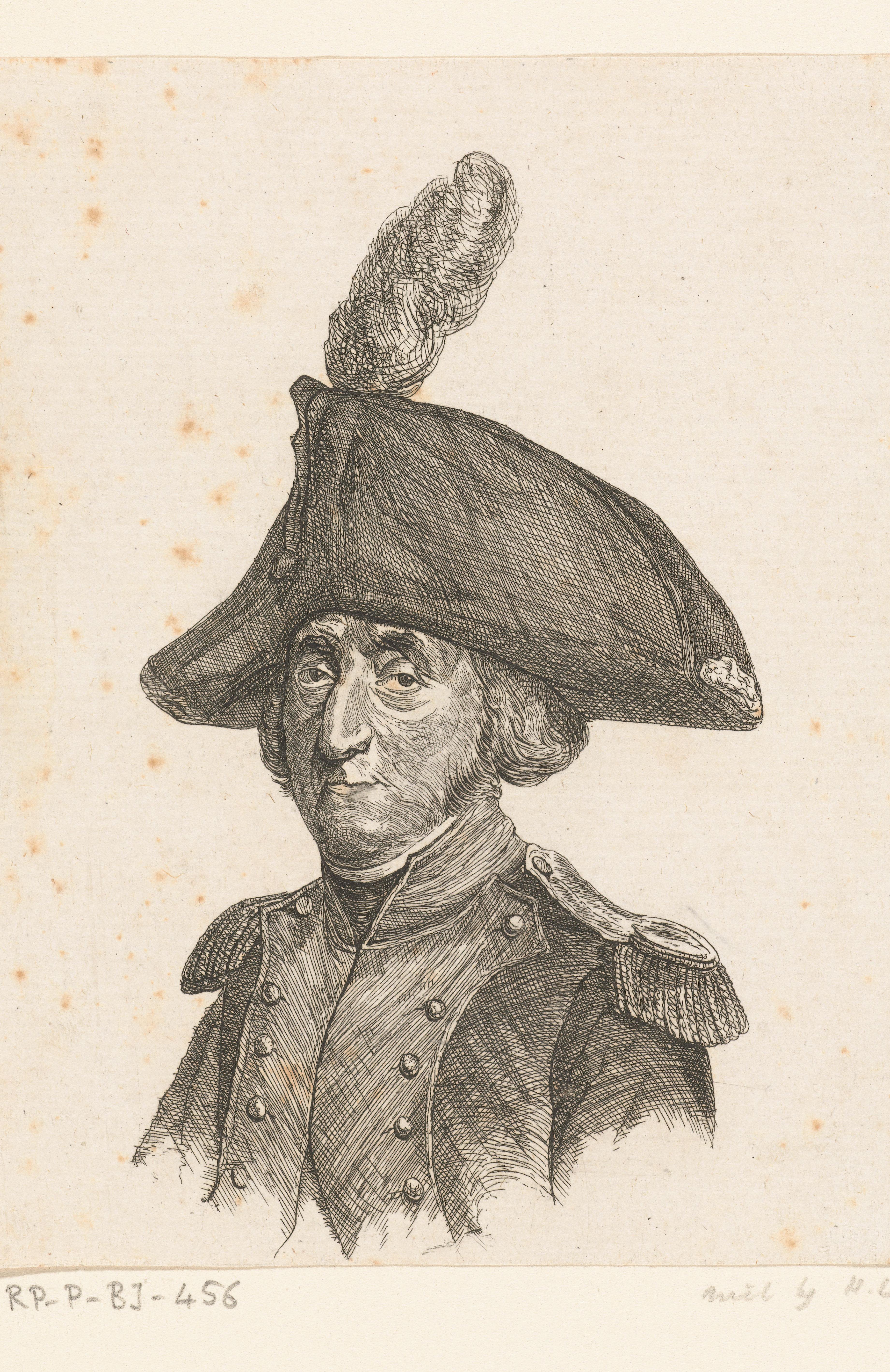 Portret van luitenant-kolonel Benjamin Roelofswaard