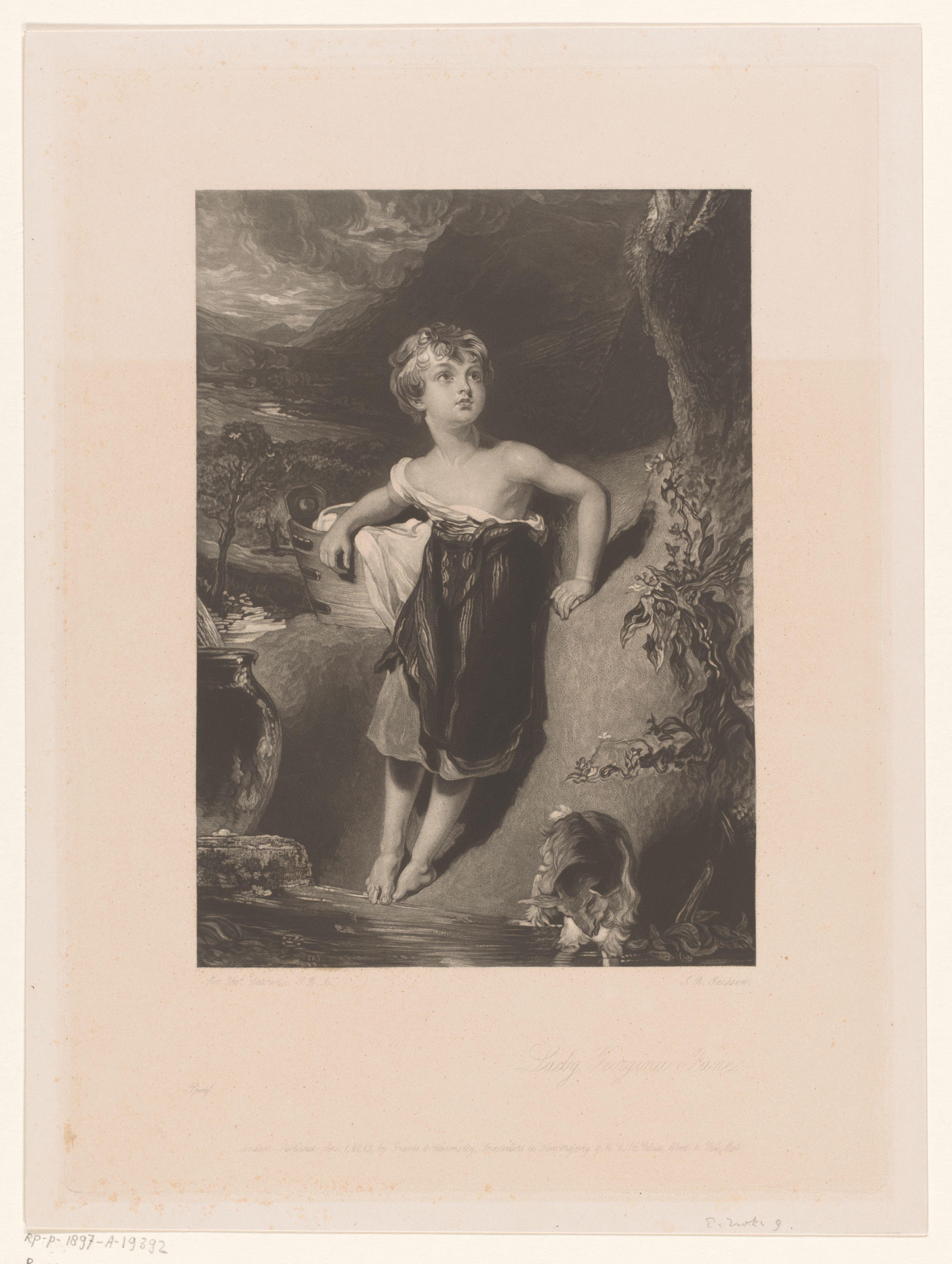 Portret van Georgiana Fane