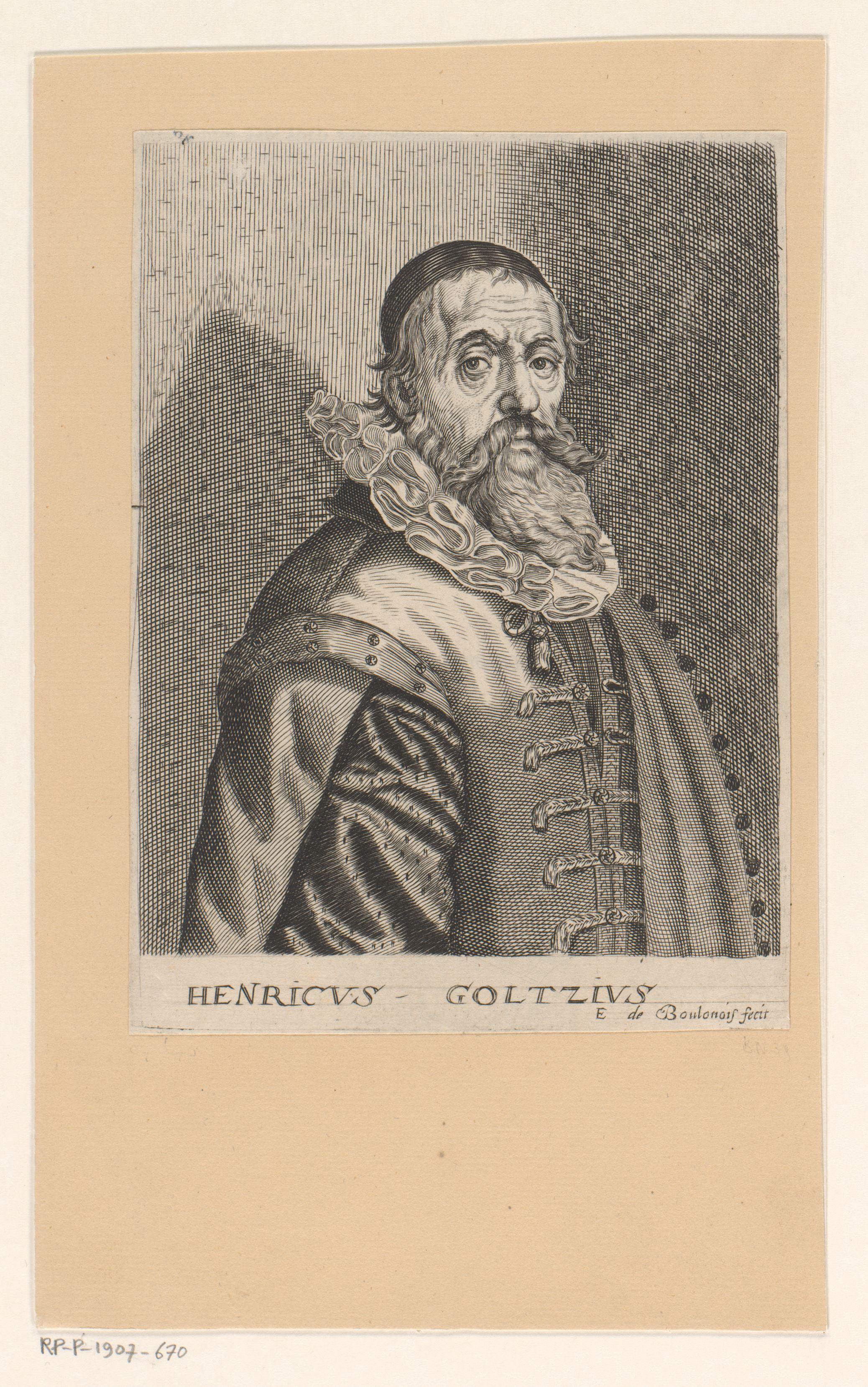 Portret van Hendrick Goltzius